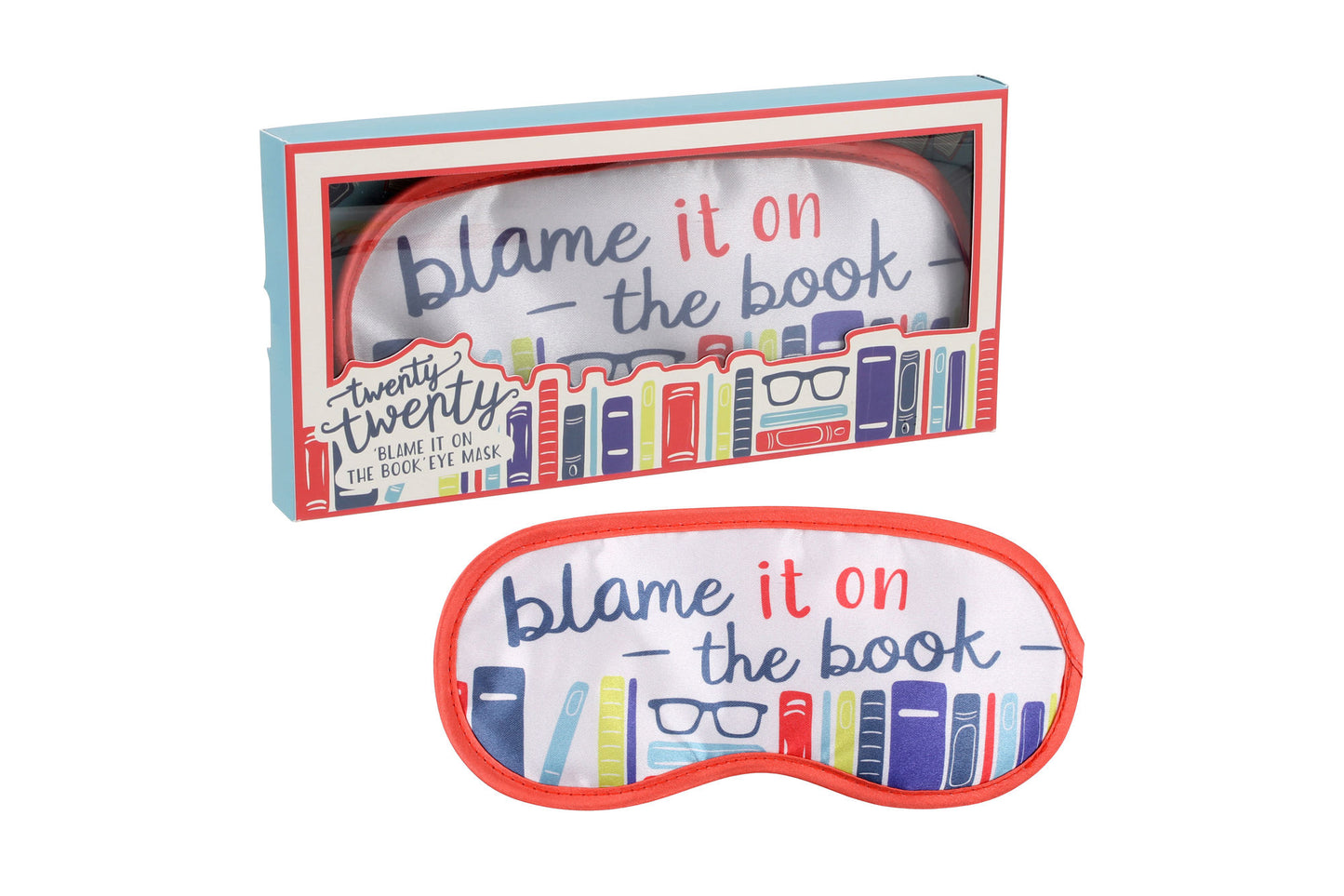 CGB Giftware Twenty Twenty 'Blame it on the Book' 100% Cotton Eye Mask