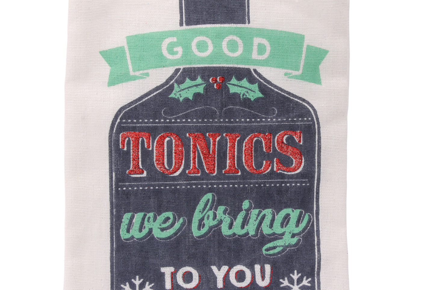 Good Tonics We Bring To You And Your Gin Christmas Bottle Bags | Wine Bag | Christmas Party