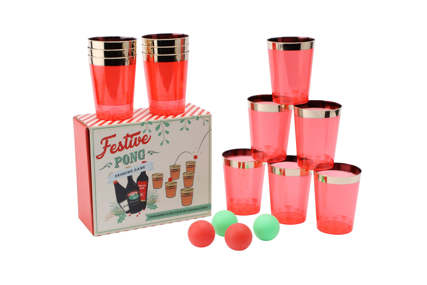 Festive Pong Drinking Game
