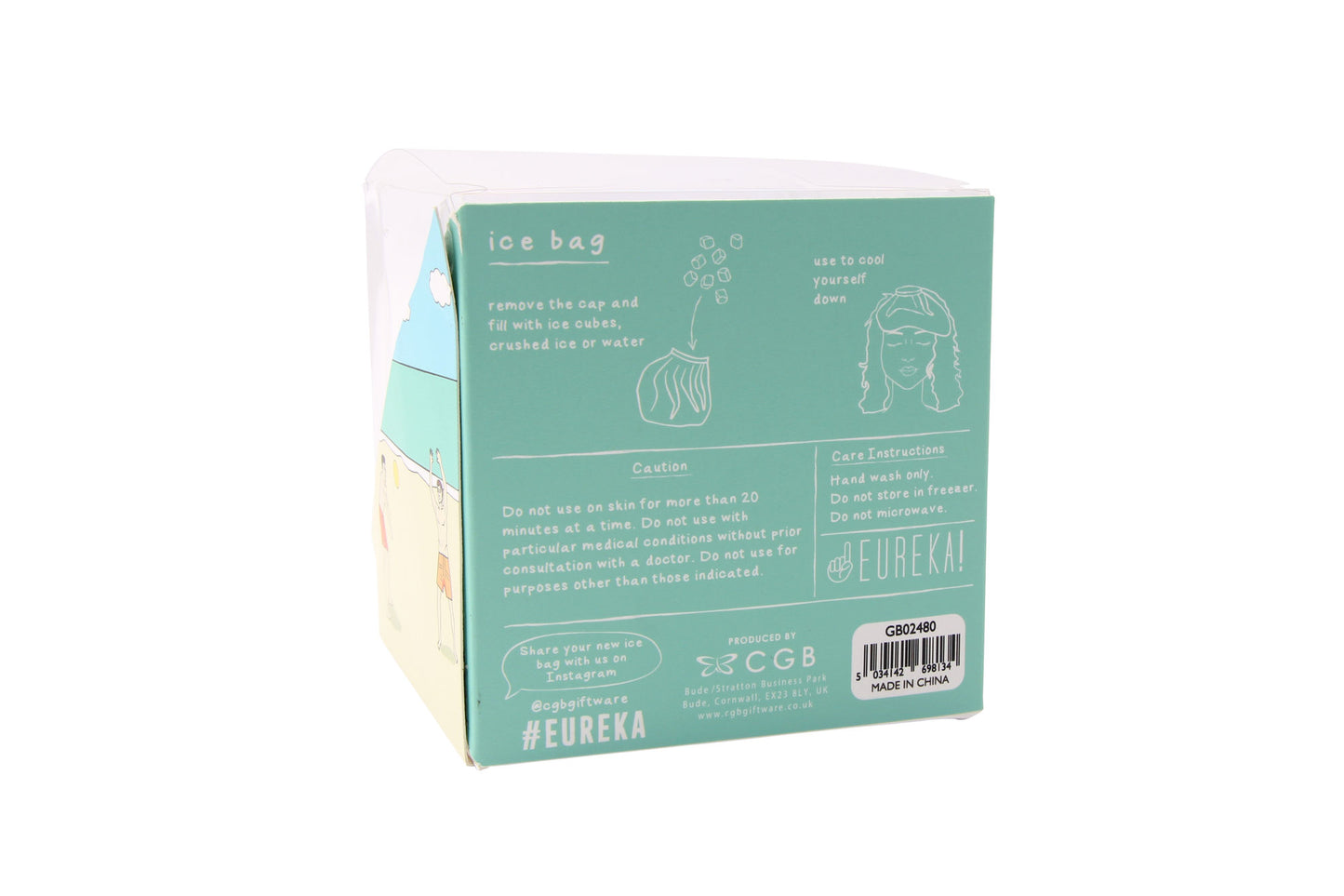 Cool Yourself | Refillable Ice Bag | Hot Weather | Ice Pack | Complete With Gift Box