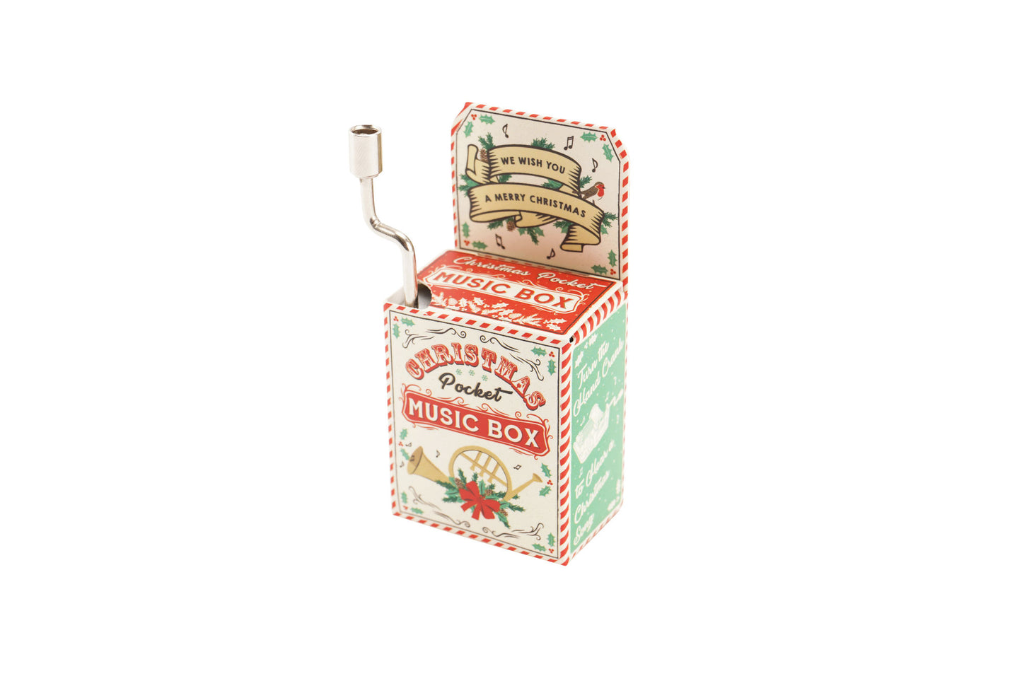 Wind Up Christmas Music Box 'We Wish You A Merry Christmas' | Gift For Christmas