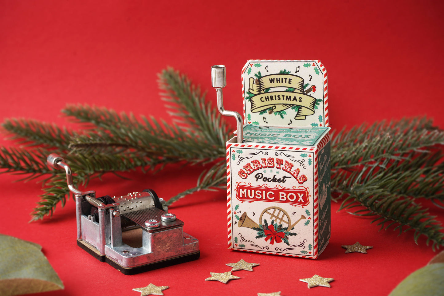 Wind Up Christmas Music Box 'White Christmas' | Retro | Gift For Christmas