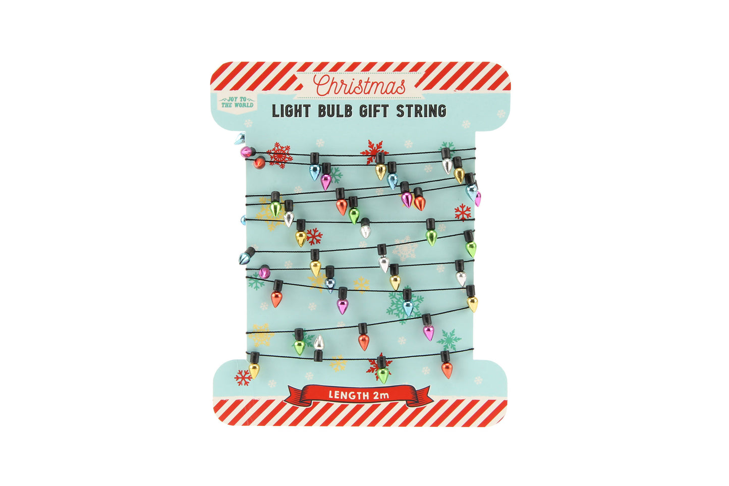 Christmas Light Bulb Decoration Gift String | 2m Long