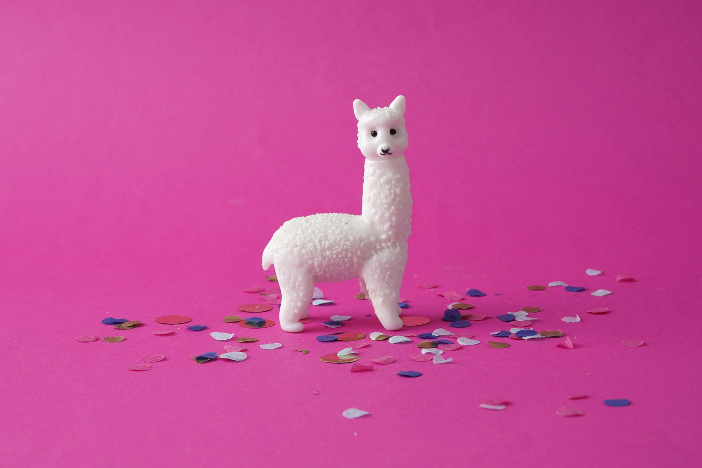 White Glass Alpaca with Gift Box