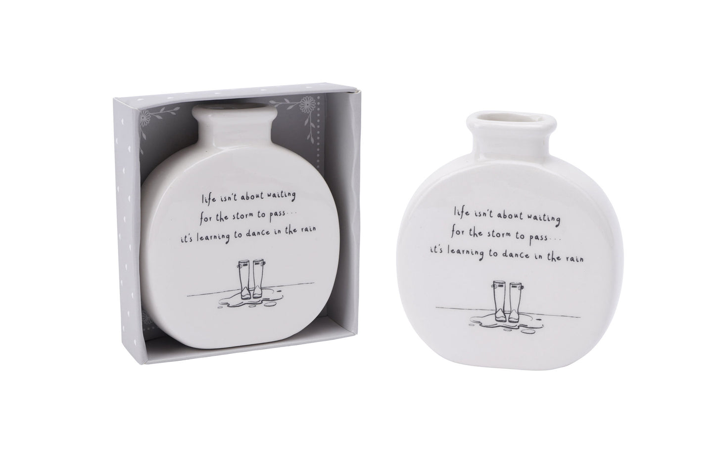 Send With Love 'Life Isn't About Waiting' Bud Vase