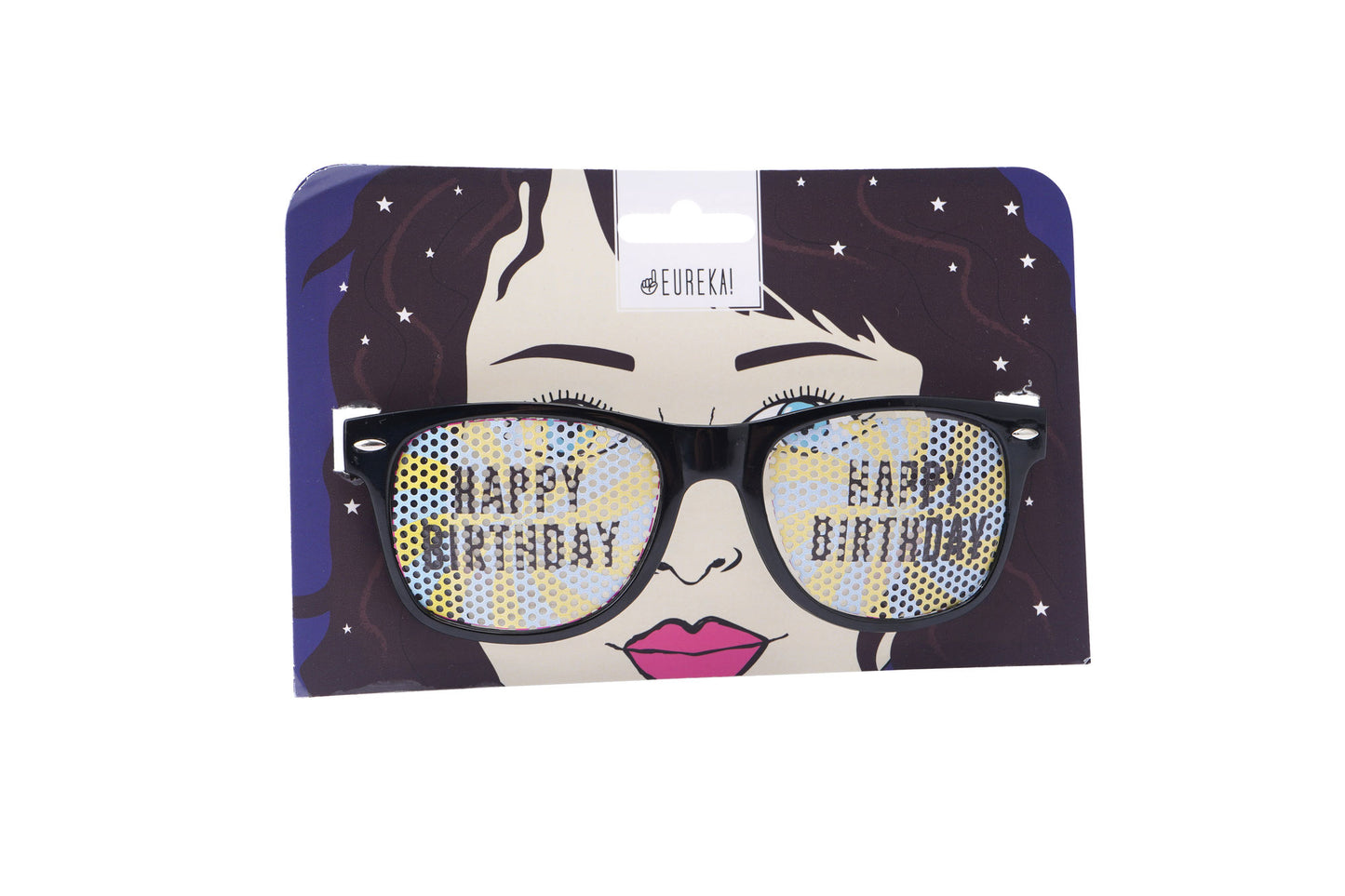 Eureka 'Happy Birthday' Swirl Glasses