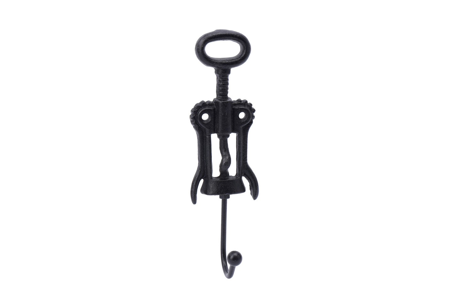 Corkscrew Cast Iron Wall Hook Coat Hanger | Jacket Rack