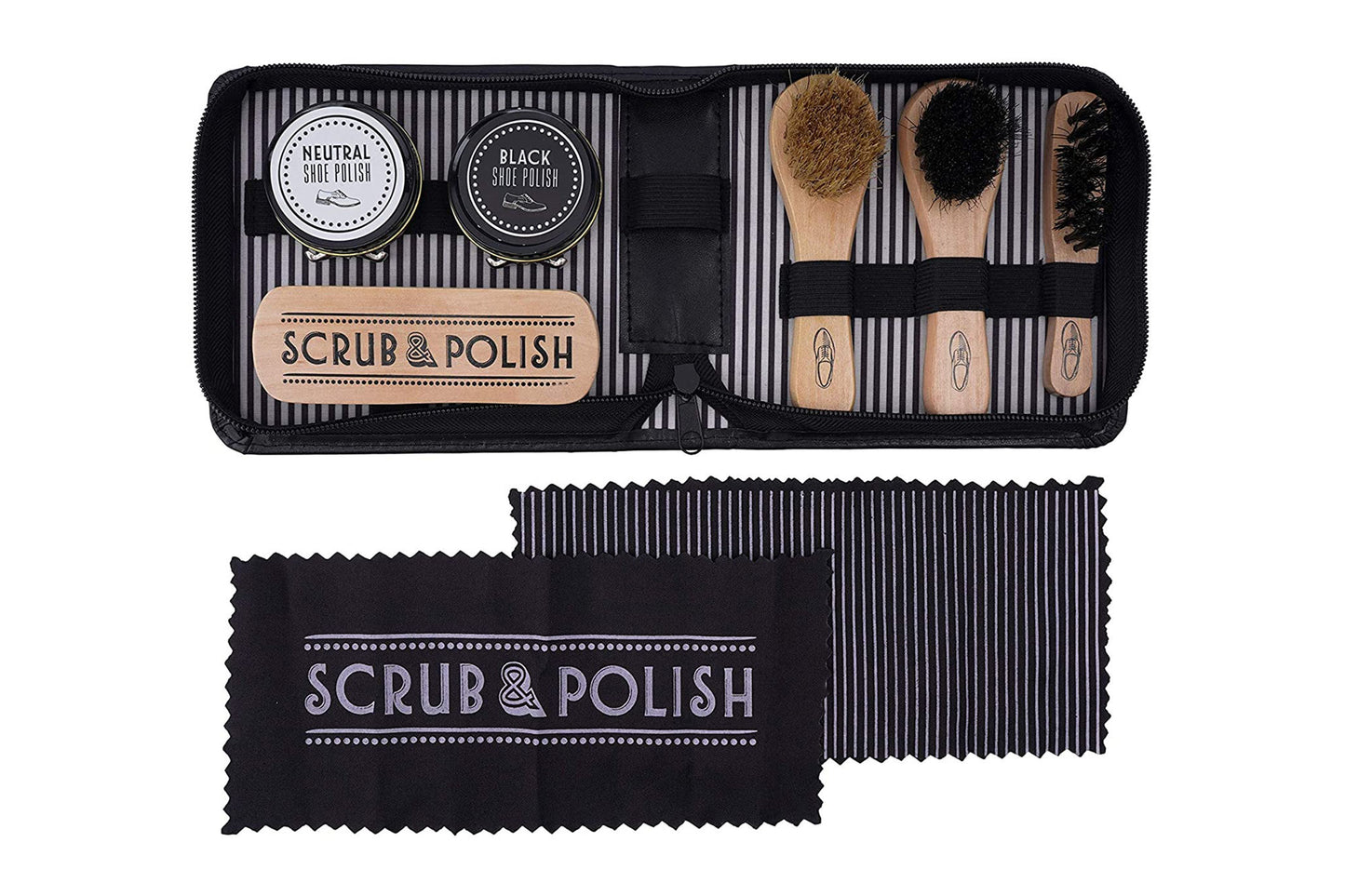 Dapper Chap 'Scrub and Polish' Shoe Shine Kit