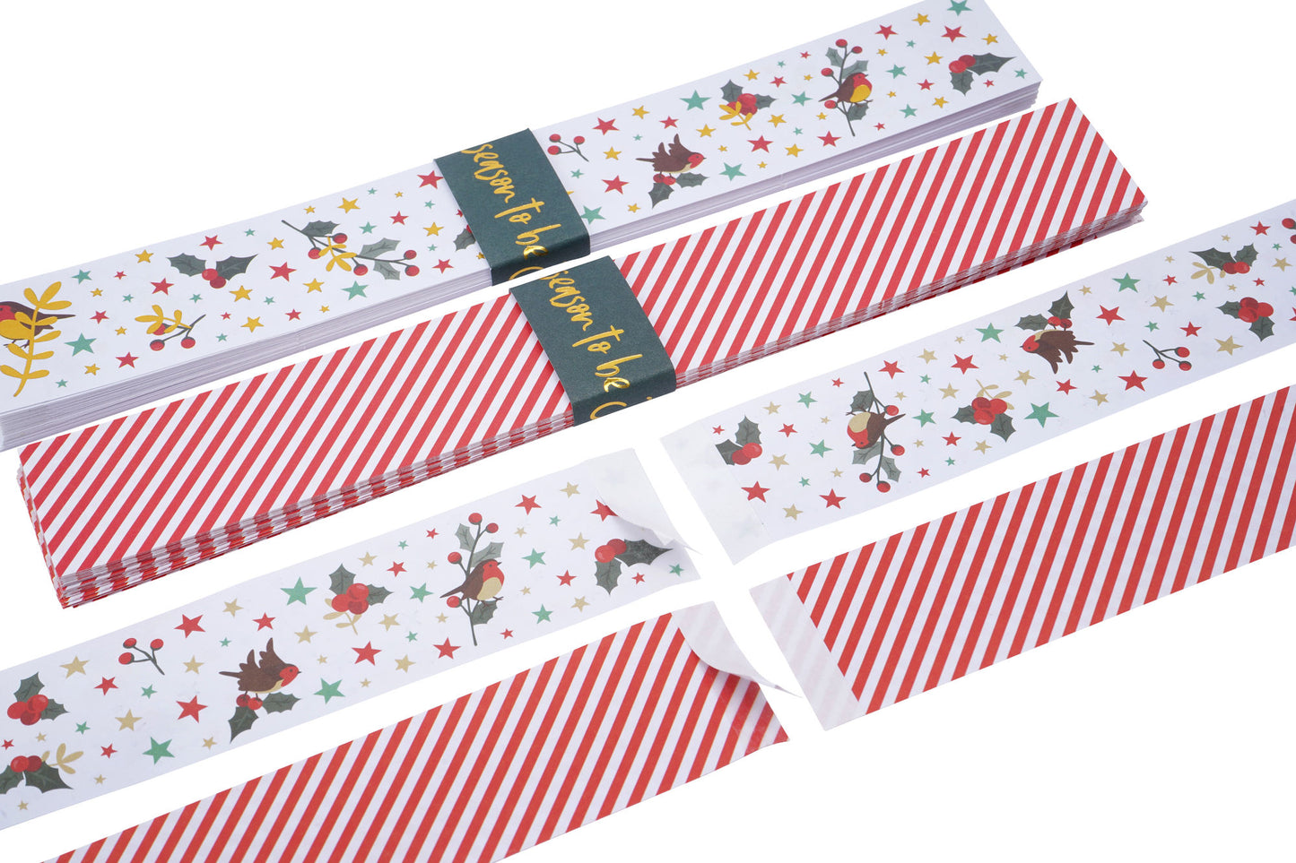 Christmas Deck The Halls Pack of 100 Paper Chains
