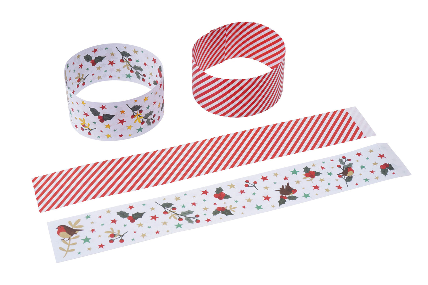 Christmas Deck The Halls Pack of 100 Paper Chains