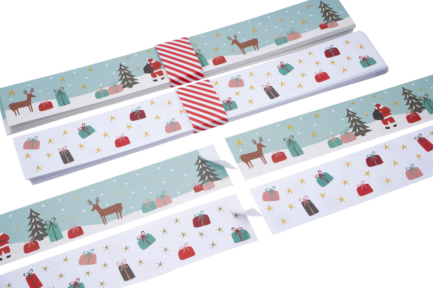Pack of 100 Christmas Present Scene Paper Chains