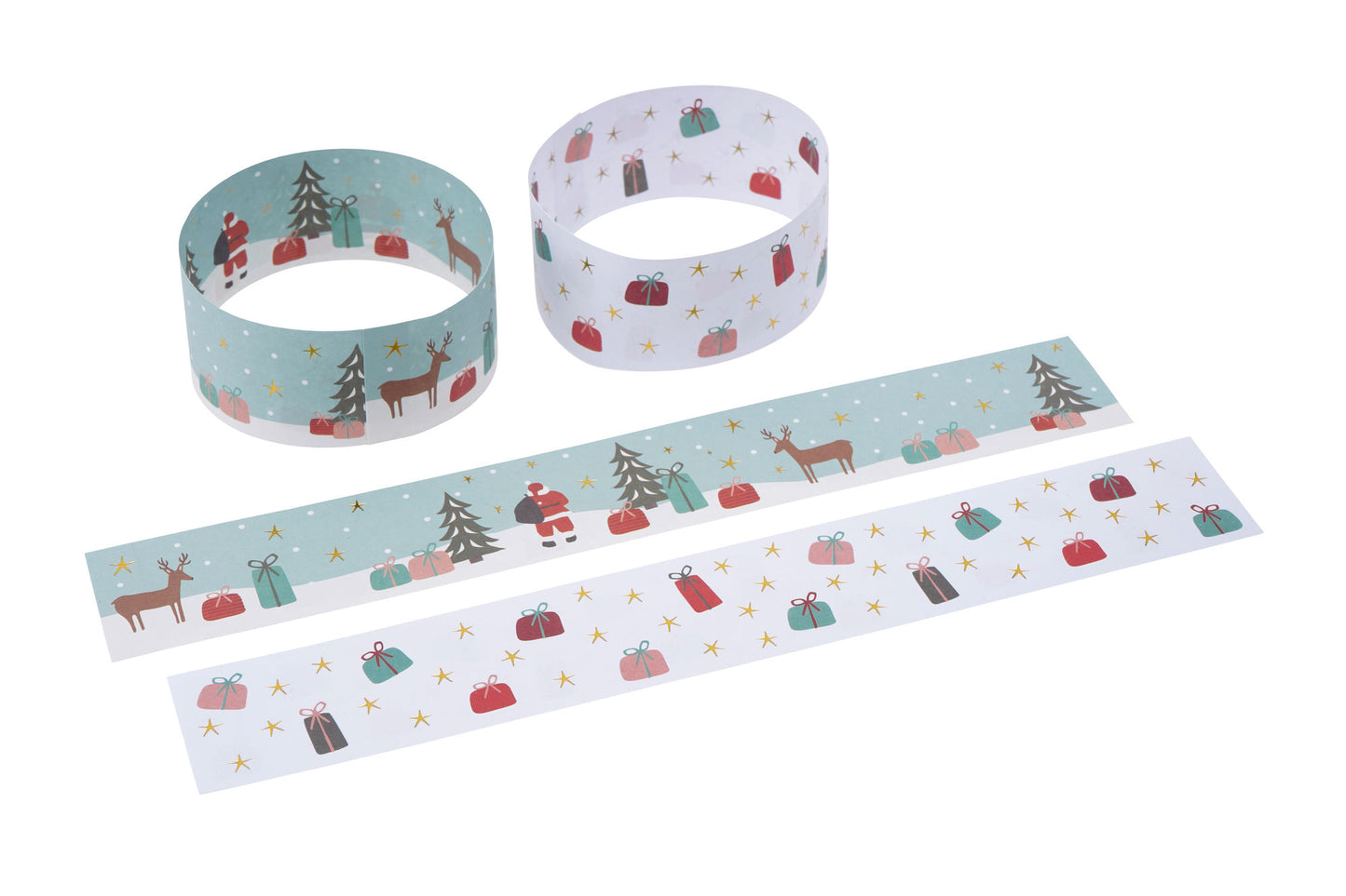 Pack of 100 Christmas Present Scene Paper Chains
