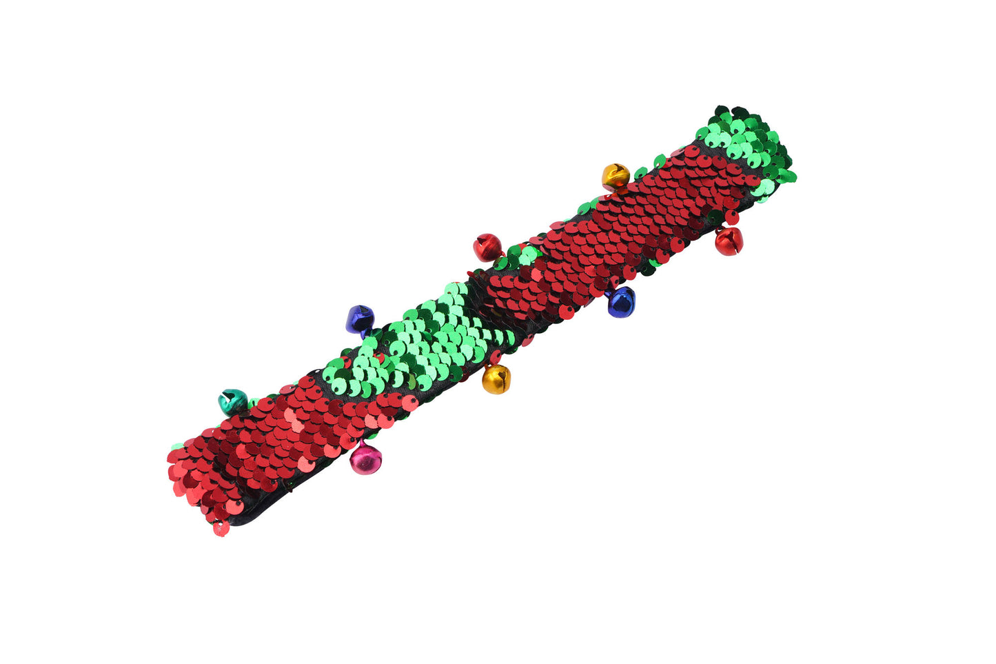 Christmas Red and Green Sequin Snap Bracelets | Jingle | Age 3 Years+ | Novelty Jewellery | Gift For Christmas