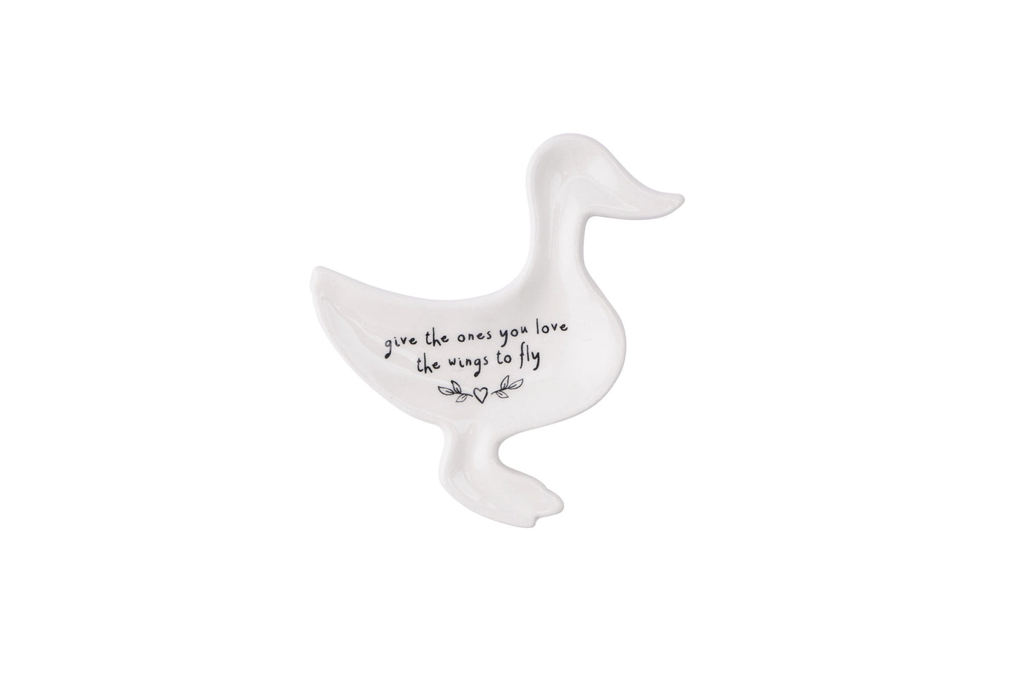 Send With Love Duck Ring Dish in Gift Box