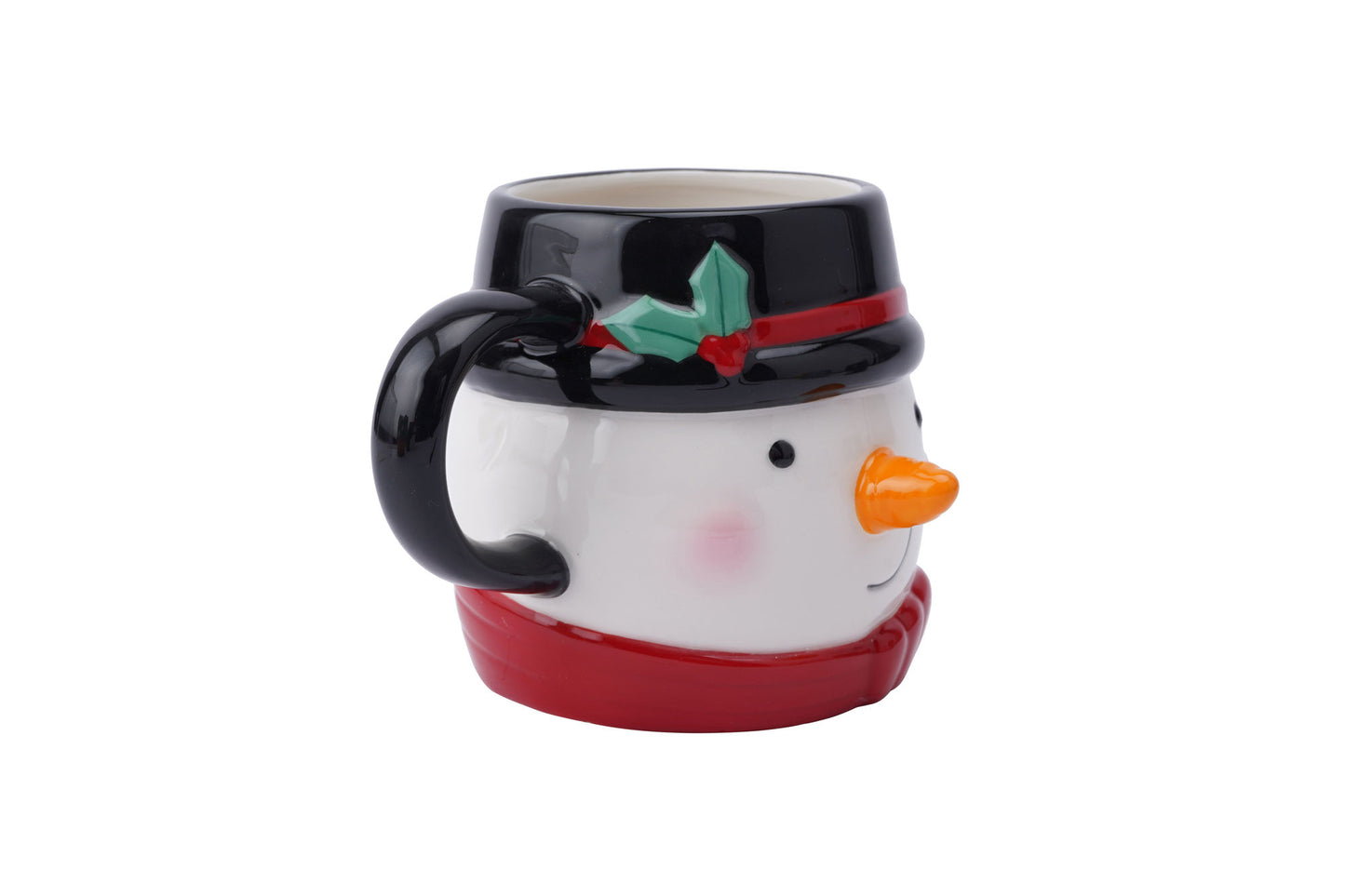 Christmas Snowman Snack Cookie and Biscuit Mug Gift Boxed | Artisan Coffee & Tea Cup | Ideal Gift