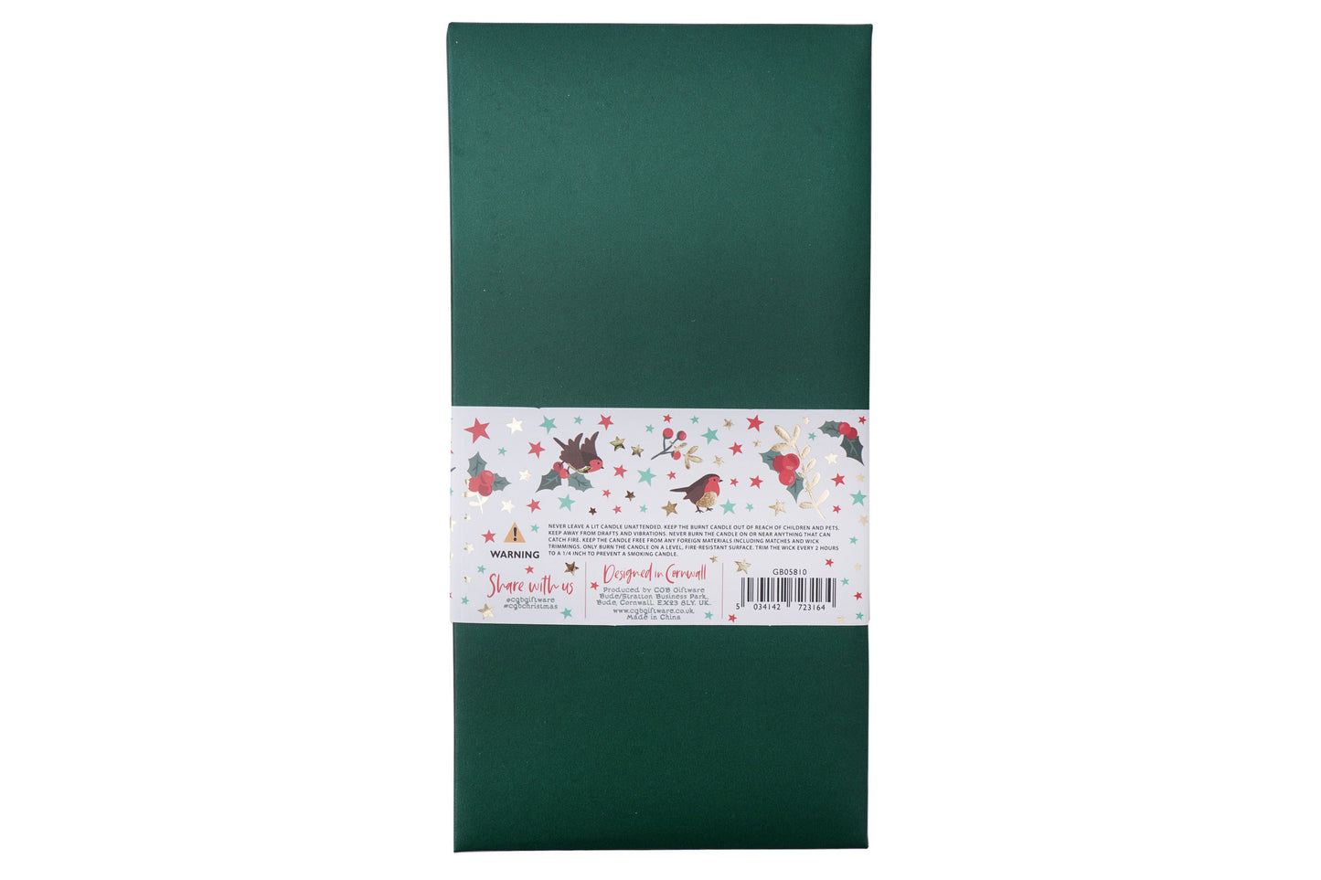 Christmas Deck The Halls PK2 Pillar Advent Candles