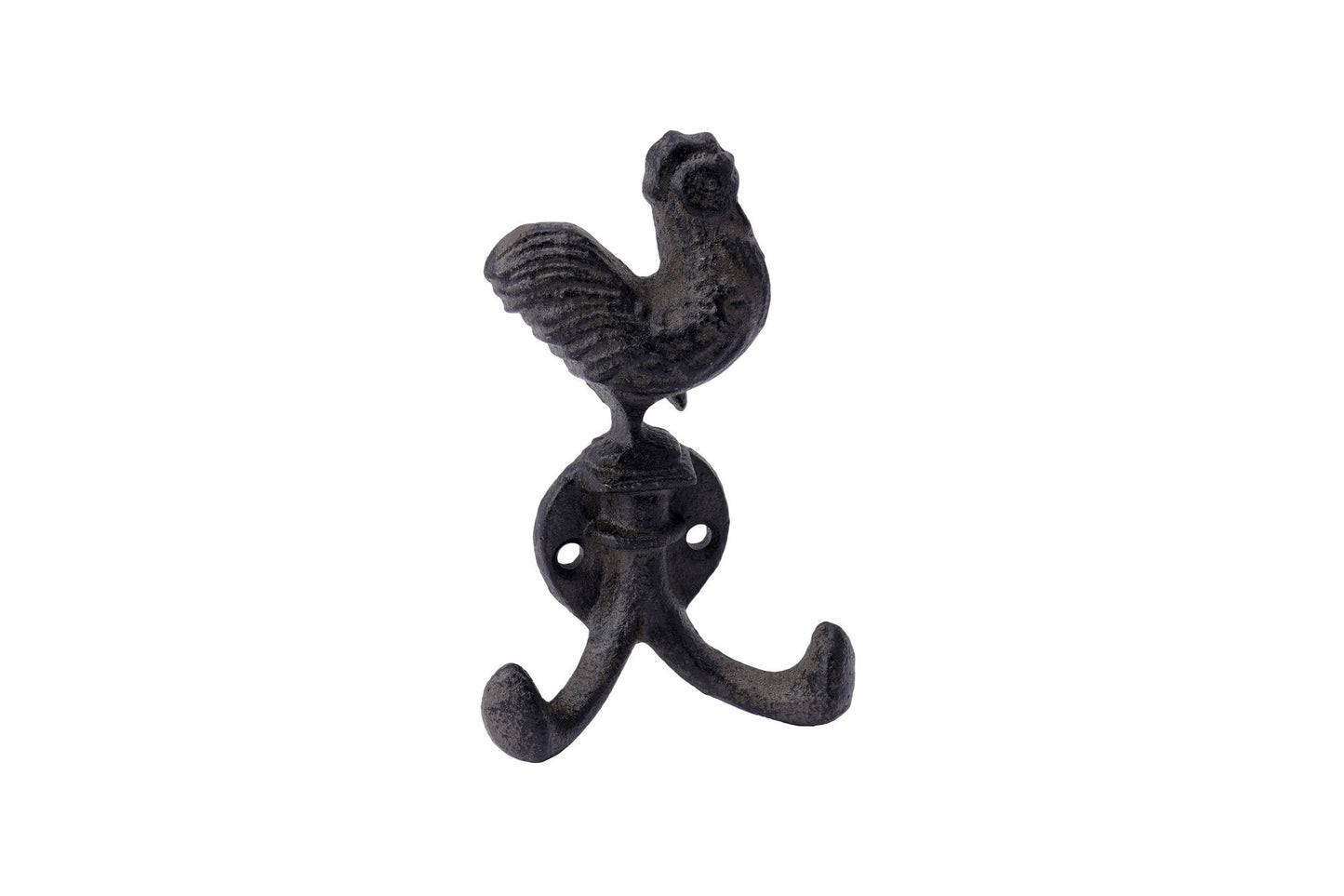 Cast Iron Cockerel Double Wall Hook