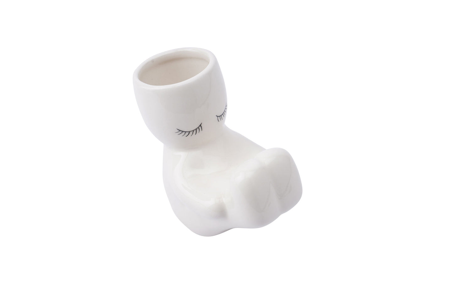 Boat Yoga Pose Mini Indoor Air Planter with Gift Box