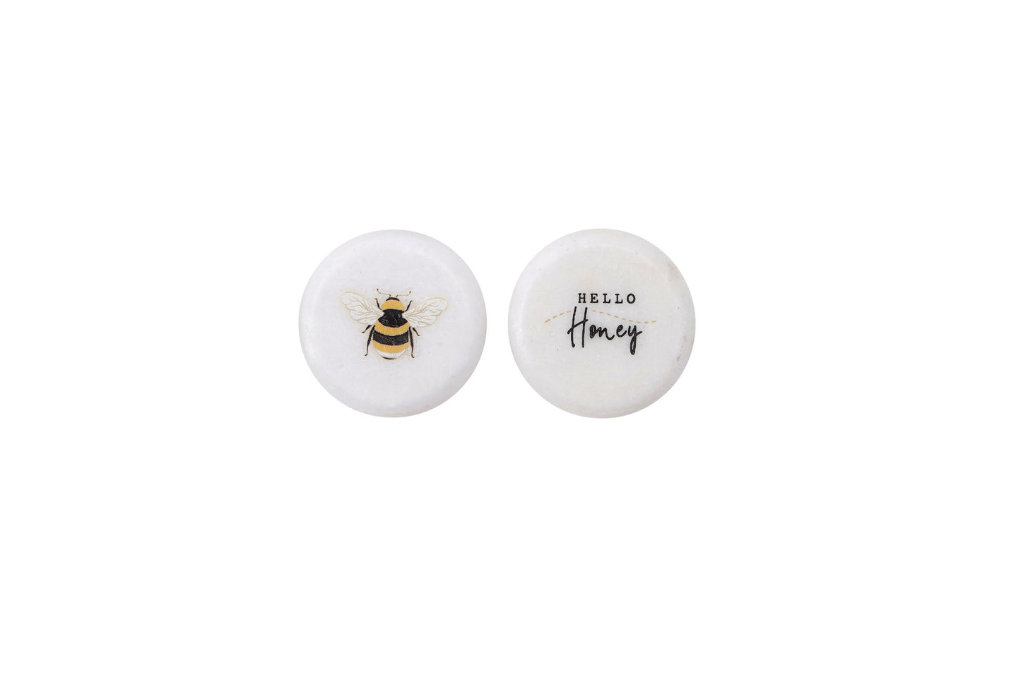 Single Marble 'Hello Honey' Decorative Pebble
