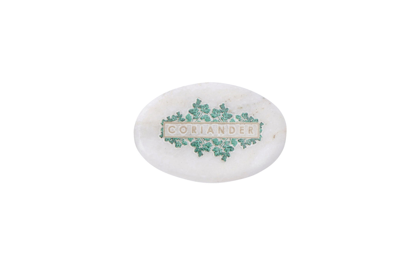 The Potting Shed 'Coriander' Pebble | Single Pebble In Gift Bag | Cooking Enthusiast | Perfect Gift