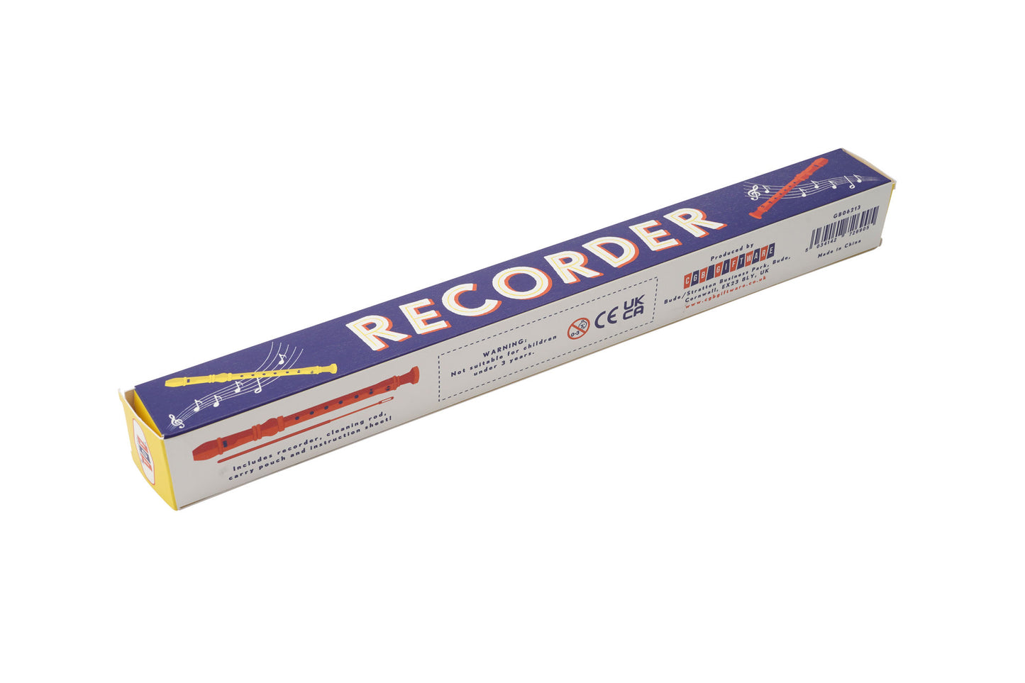 Recorder Wind Musical Instrument With Pouch