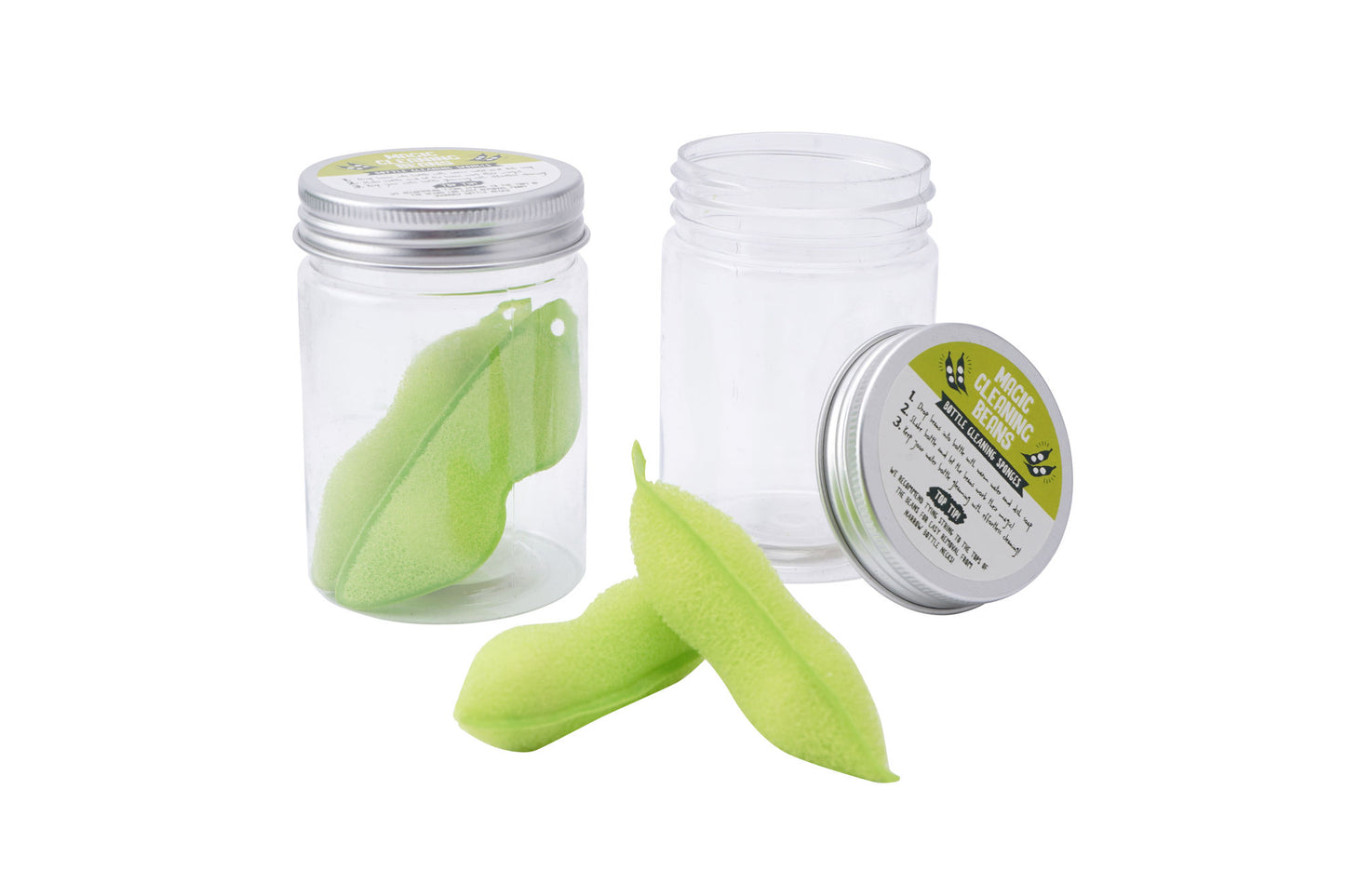 Set of 2 Reusable Water Bottle Cleaning Sponges