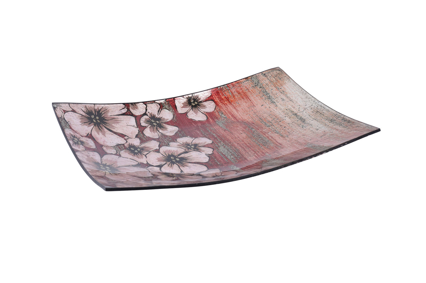 Blooming Blossom Glass Large Rectangular Dish