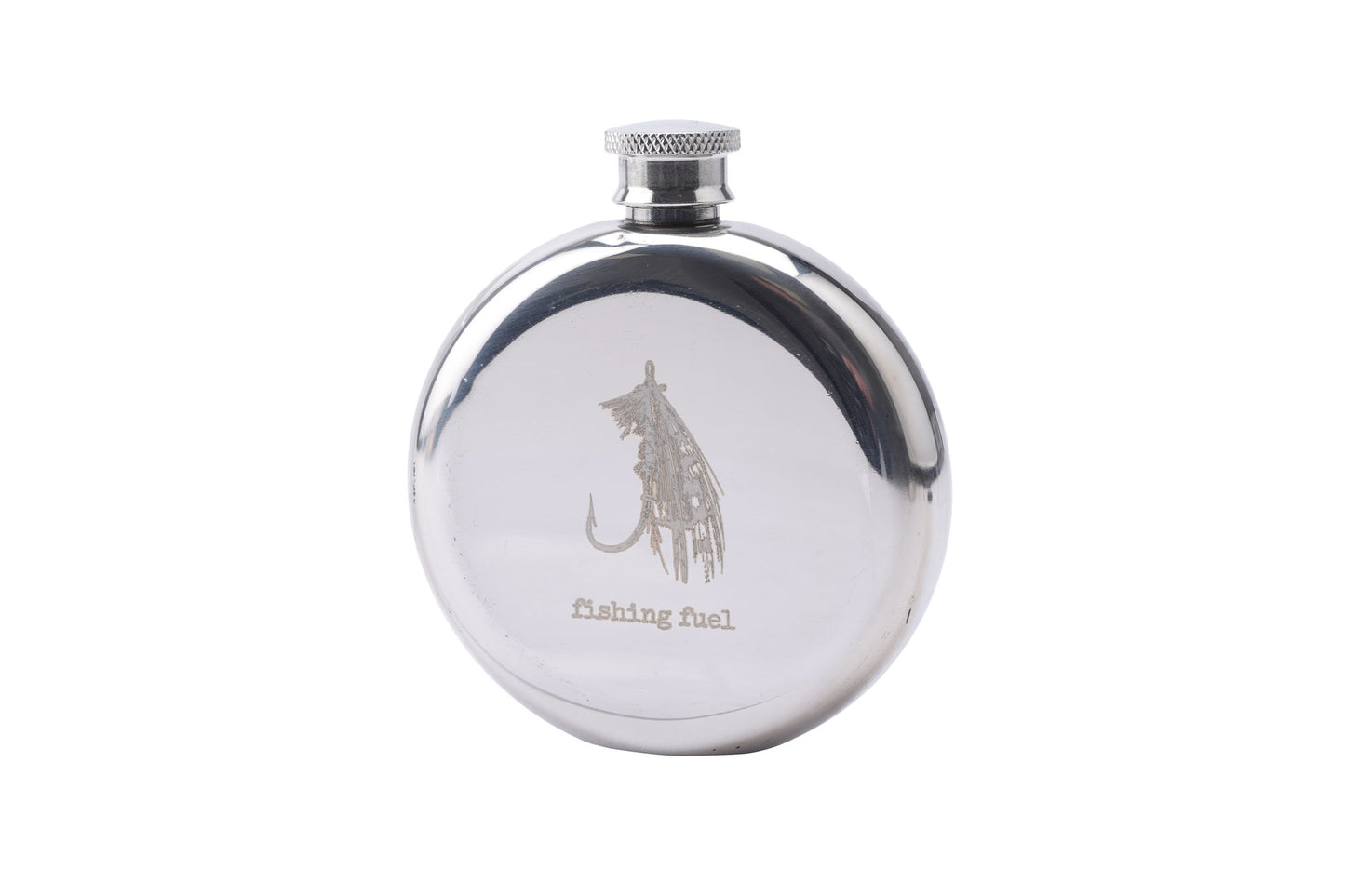 Stainless Steel Hip Flask | Fishing Fuel | Bar Accessory | Gift Boxed | Gift For Him