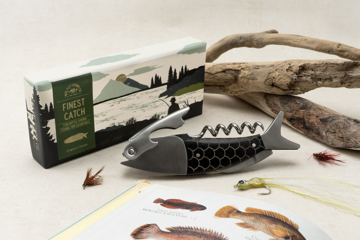 3 in 1 Fish Bottle Opener | Gift Box | Bar Accessory |Gift For Him