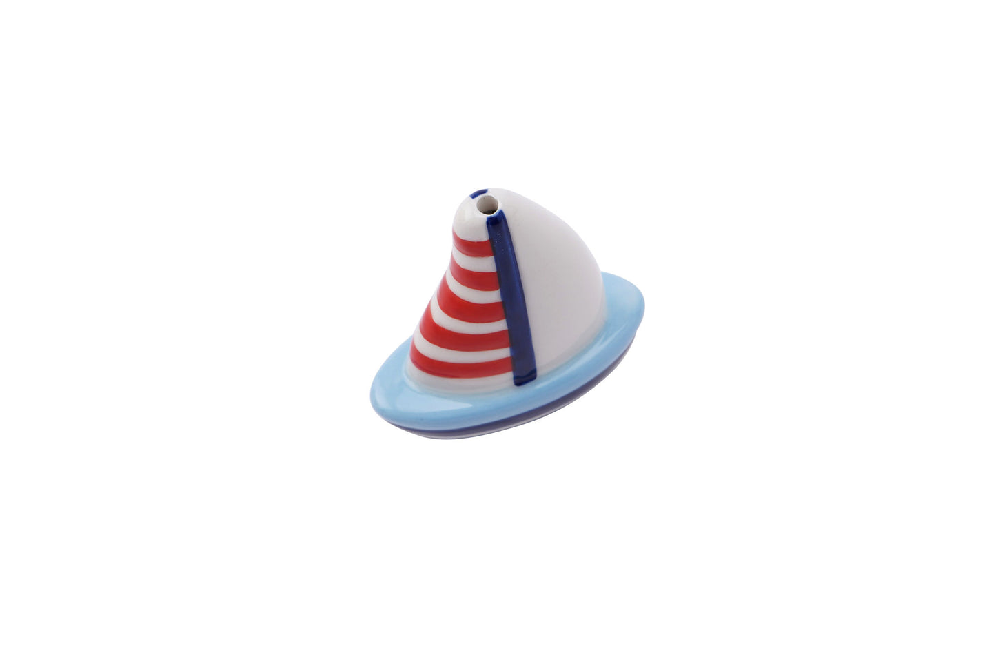 Sailing Boat Light Pull | Red White Blue | Cord Pull for Bathroom Lighting Blinds Curtains Ceilings Fans
