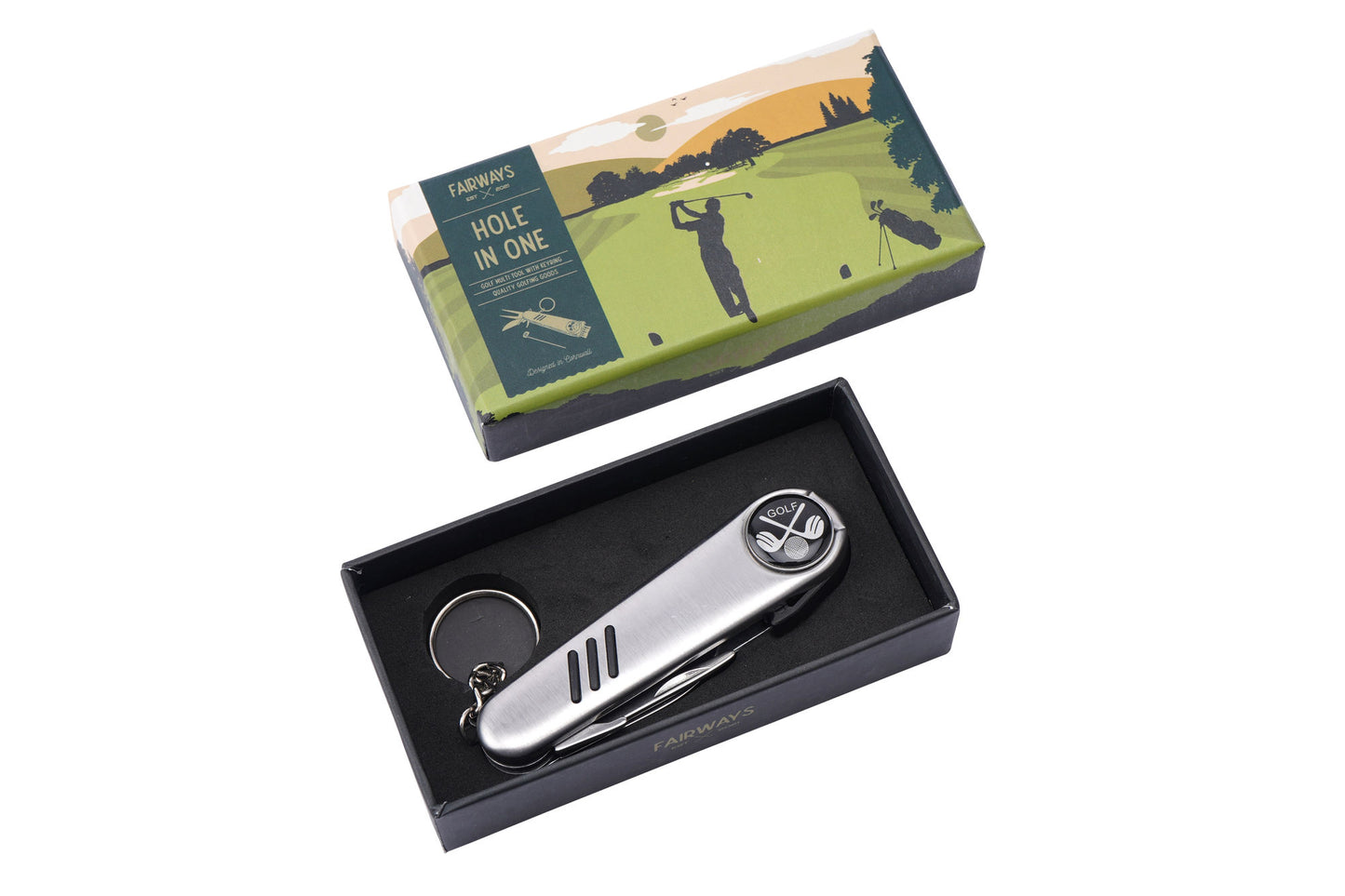 Golfing 7-In-1 Multi Tool | Ball Marker Brush Pen | Gift For Him
