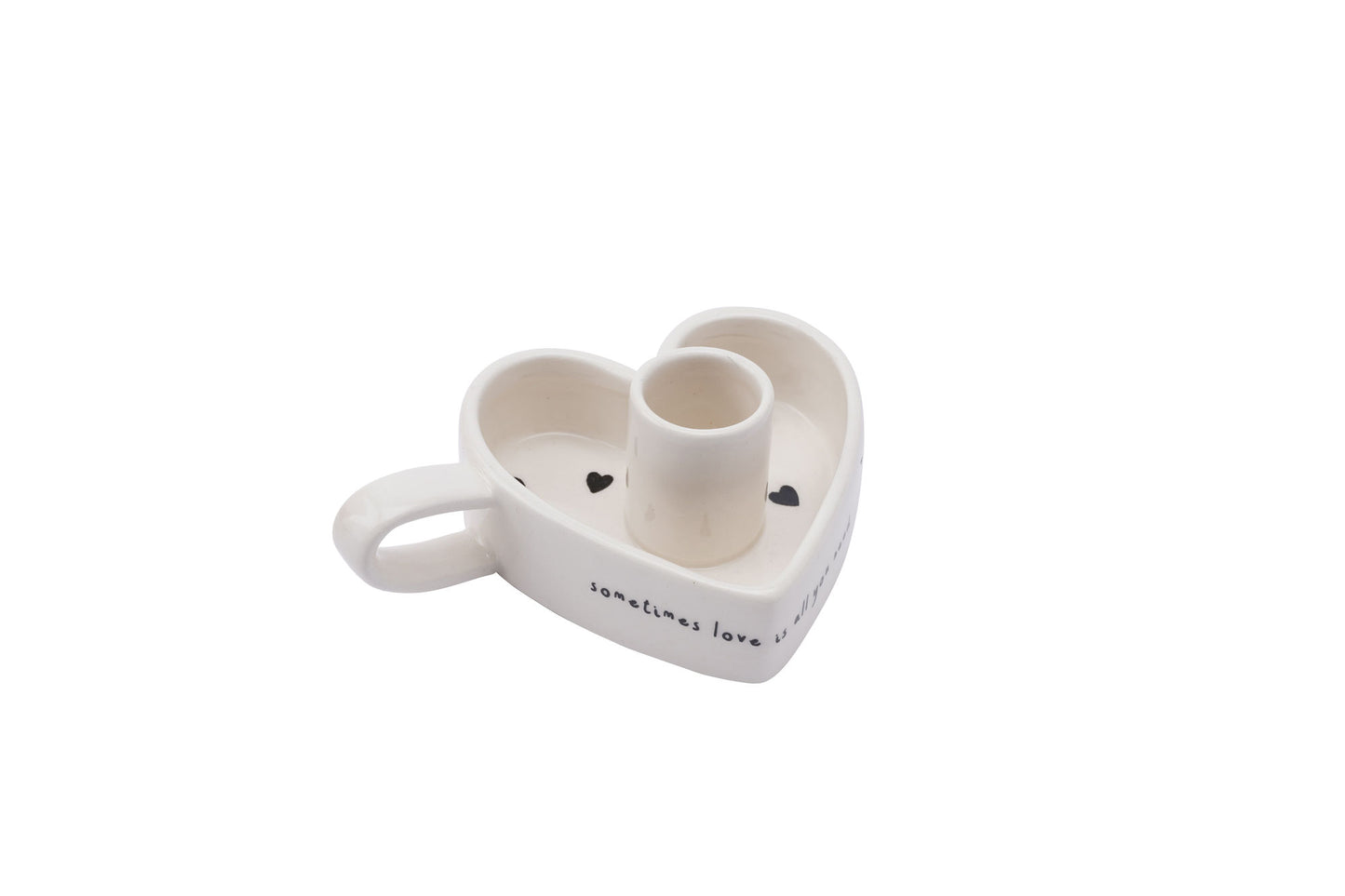 Heart Candlestick Holder | Gift Box | ‘Sometimes Love Is All You Need’ | Home Accessory | Gift For Her