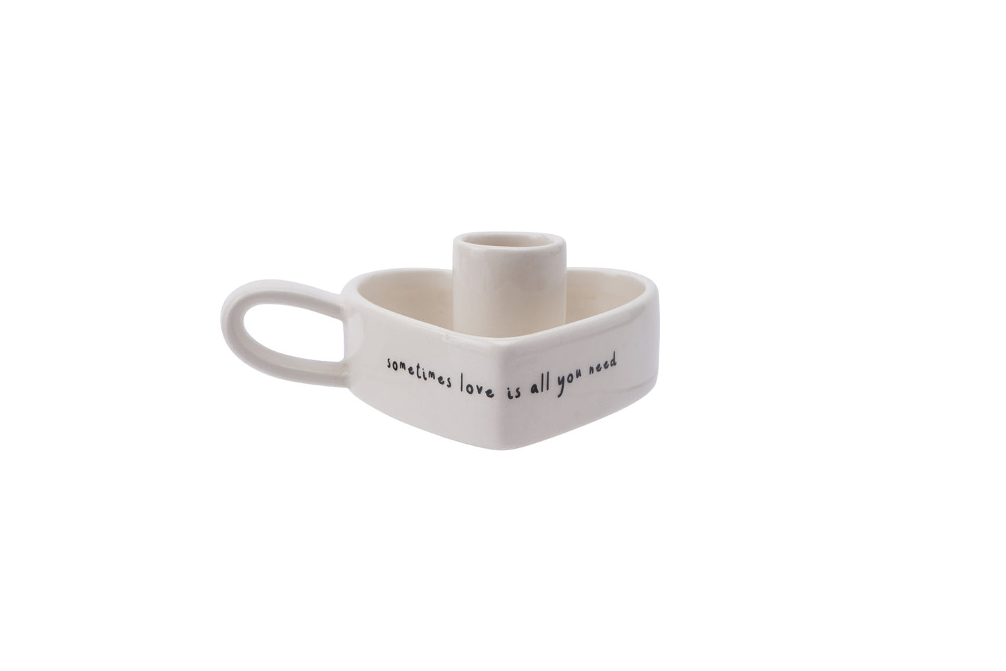 Heart Candlestick Holder | Gift Box | ‘Sometimes Love Is All You Need’ | Home Accessory | Gift For Her