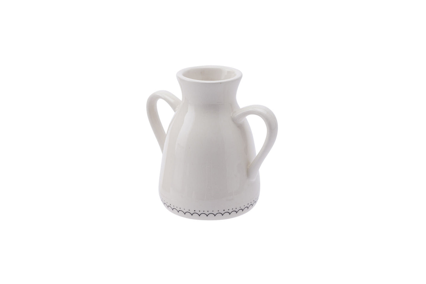 Twin Handle Ceramic Bud Vase | 'Let All Good Things Grow' | Gift Box | Gift For Home