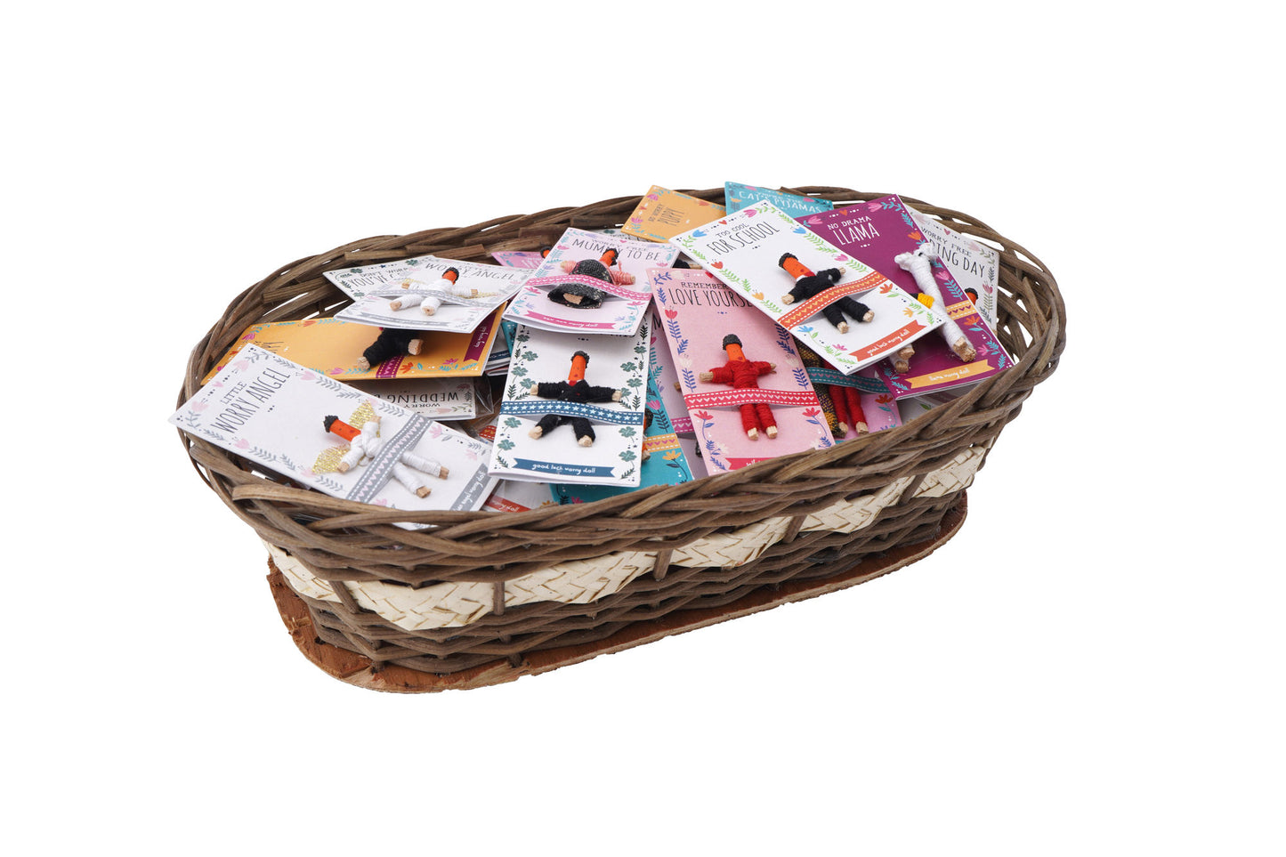 Live Happy 10 Personalised Worry Dolls