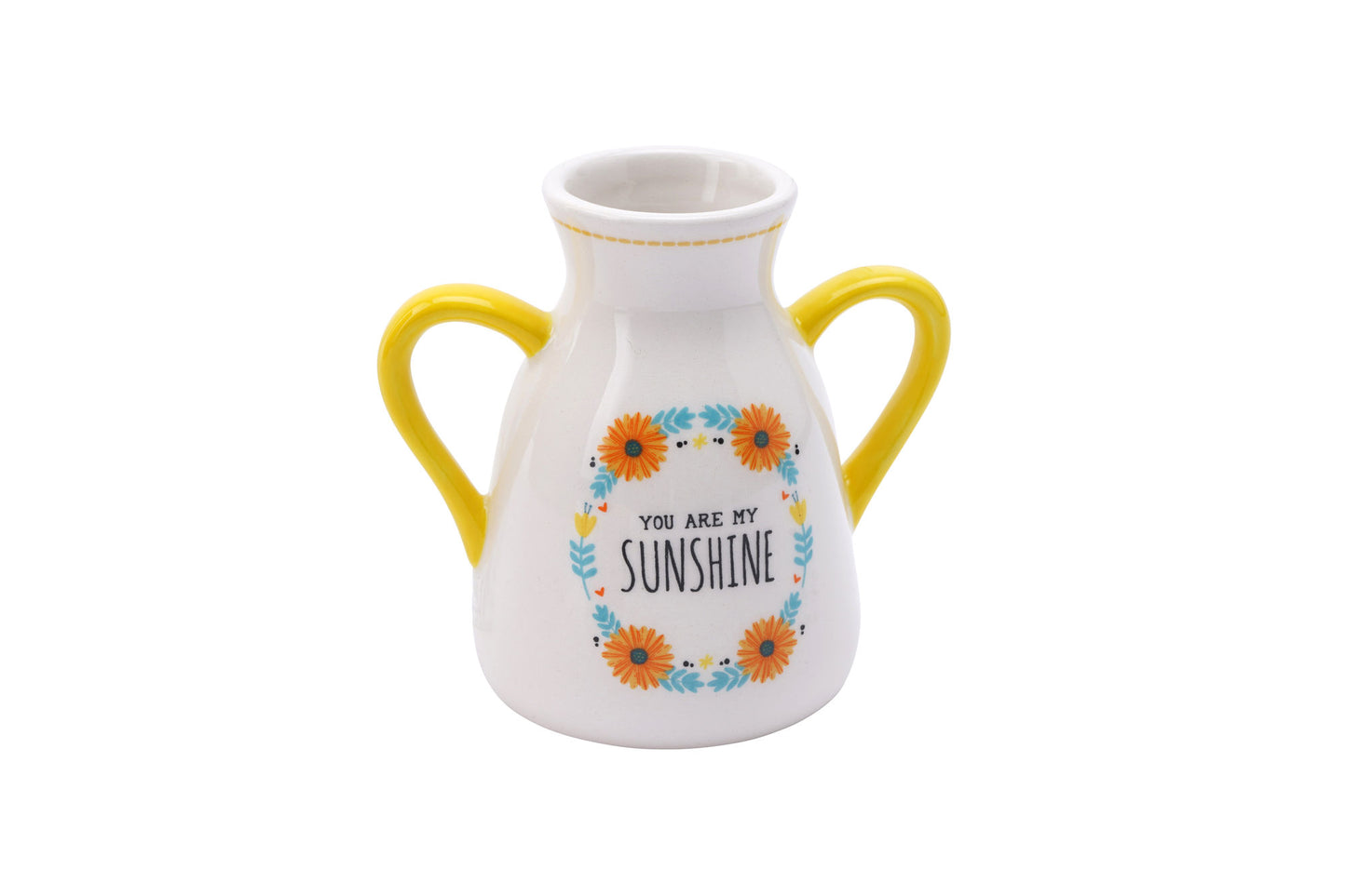 Live Happy 'You Are My Sunshine' Twin Handled Vase