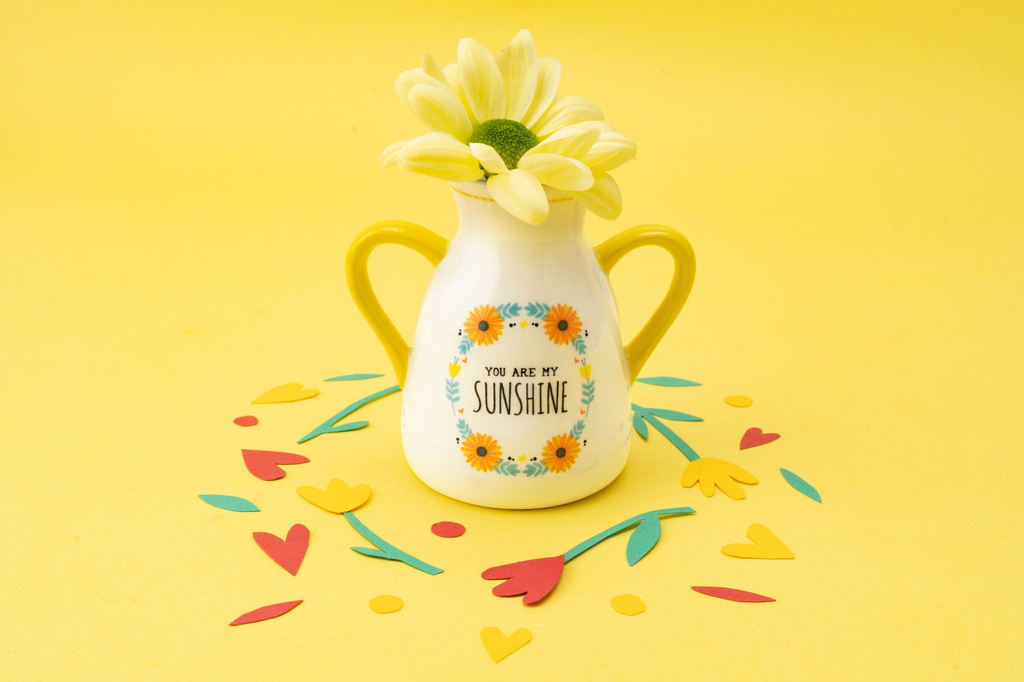 Live Happy 'You Are My Sunshine' Twin Handled Vase