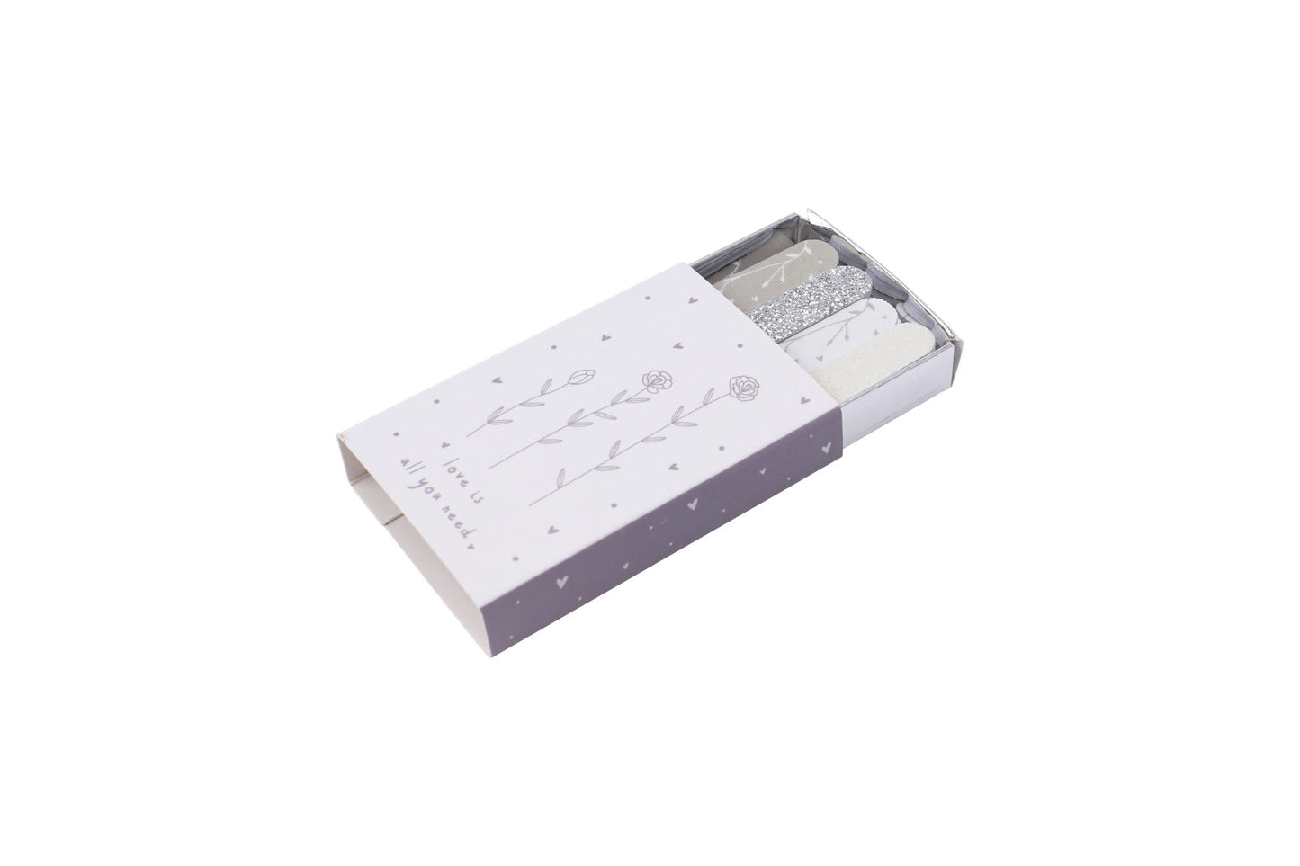 Send With Love 4 Assorted Matchbox Nail Files