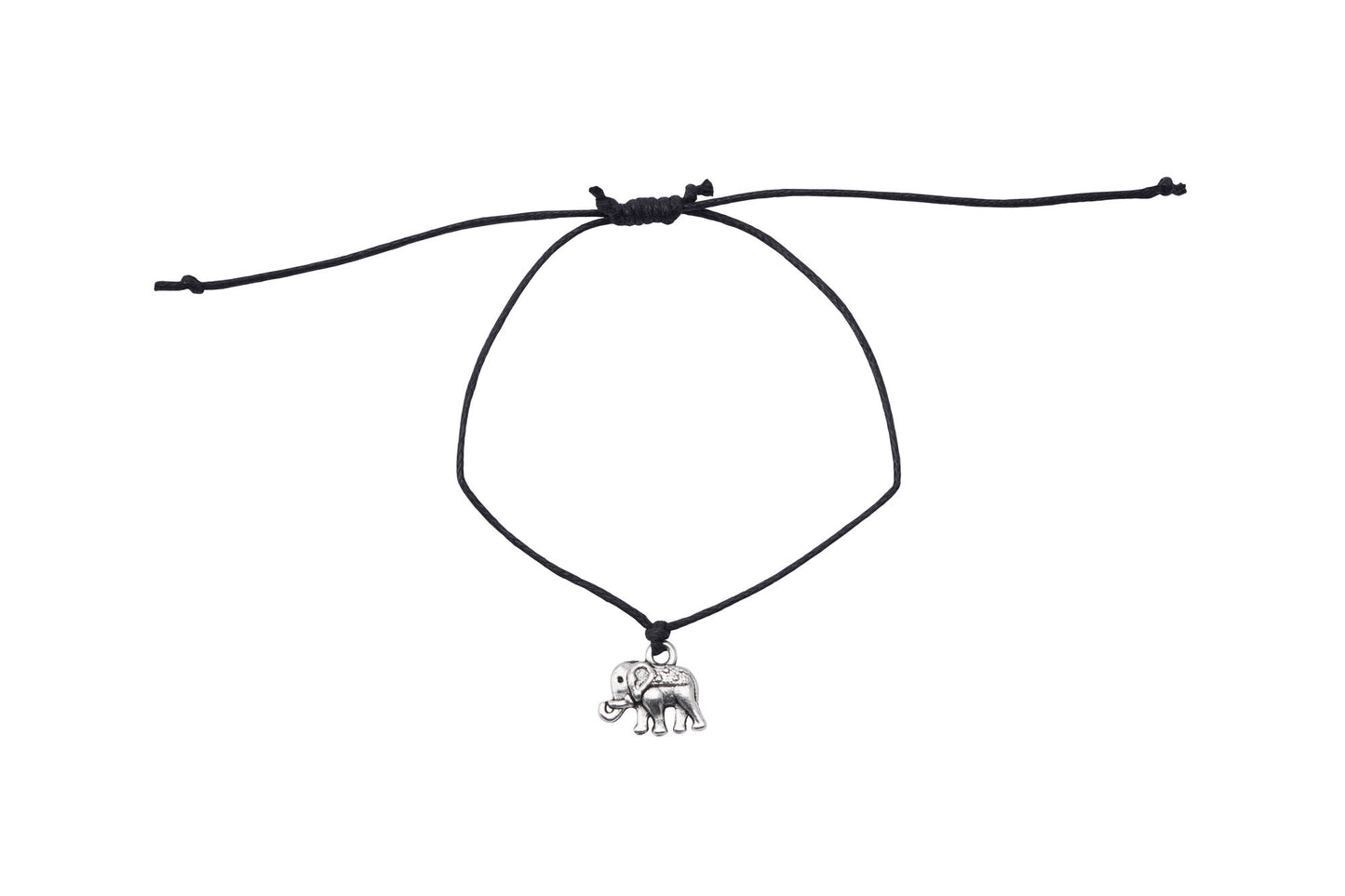 Elephant Charm Wish Bracelet | 'Things To Remember' | Adjustable | With Gift Card | Gift For Her
