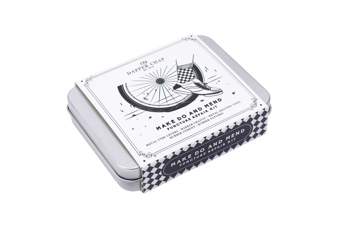 Dapper Chap 'Make Do And Mend' Puncture Repair Kit | Cycling | Gift For Him