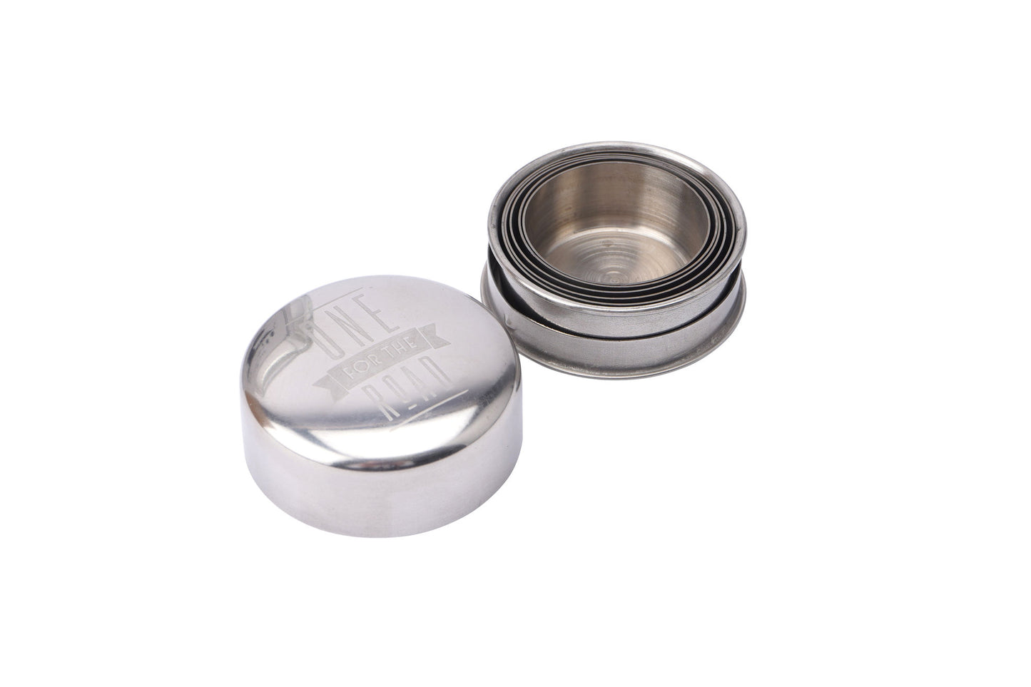 Stainless Steel Stirrup Cup | ‘One For The Road’ Slogan | Drink | Men's | Gift For Him