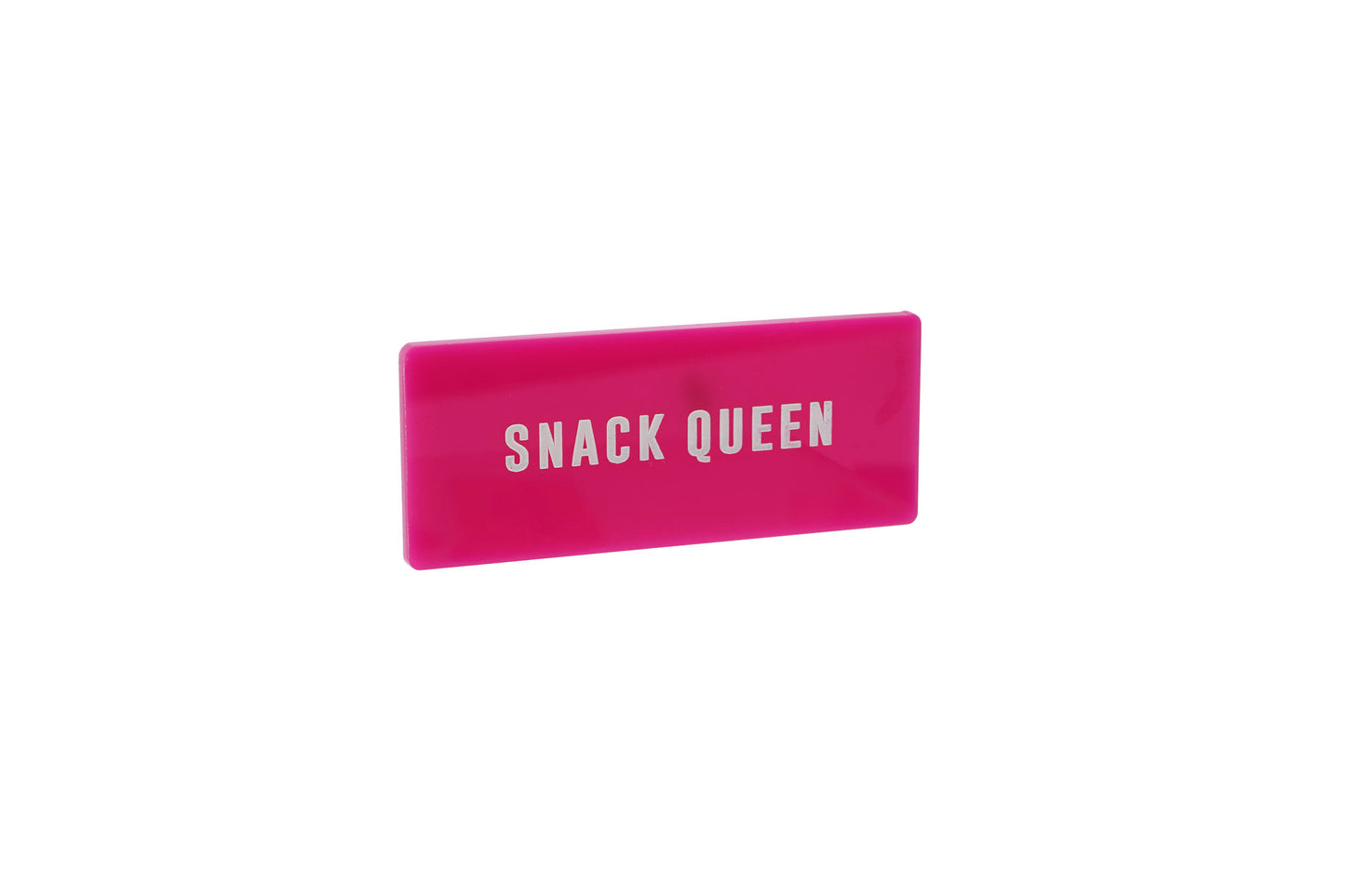 Fridge Magnet • 'Snack Queen' • Pink • Gift For Home