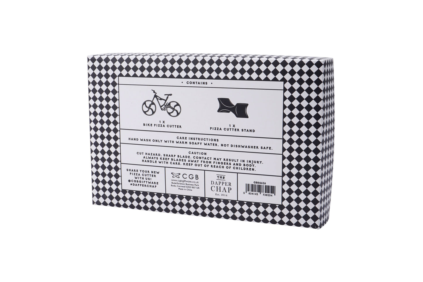 Dapper Chap 'King Of The Pizza' Bike Pizza Cutter