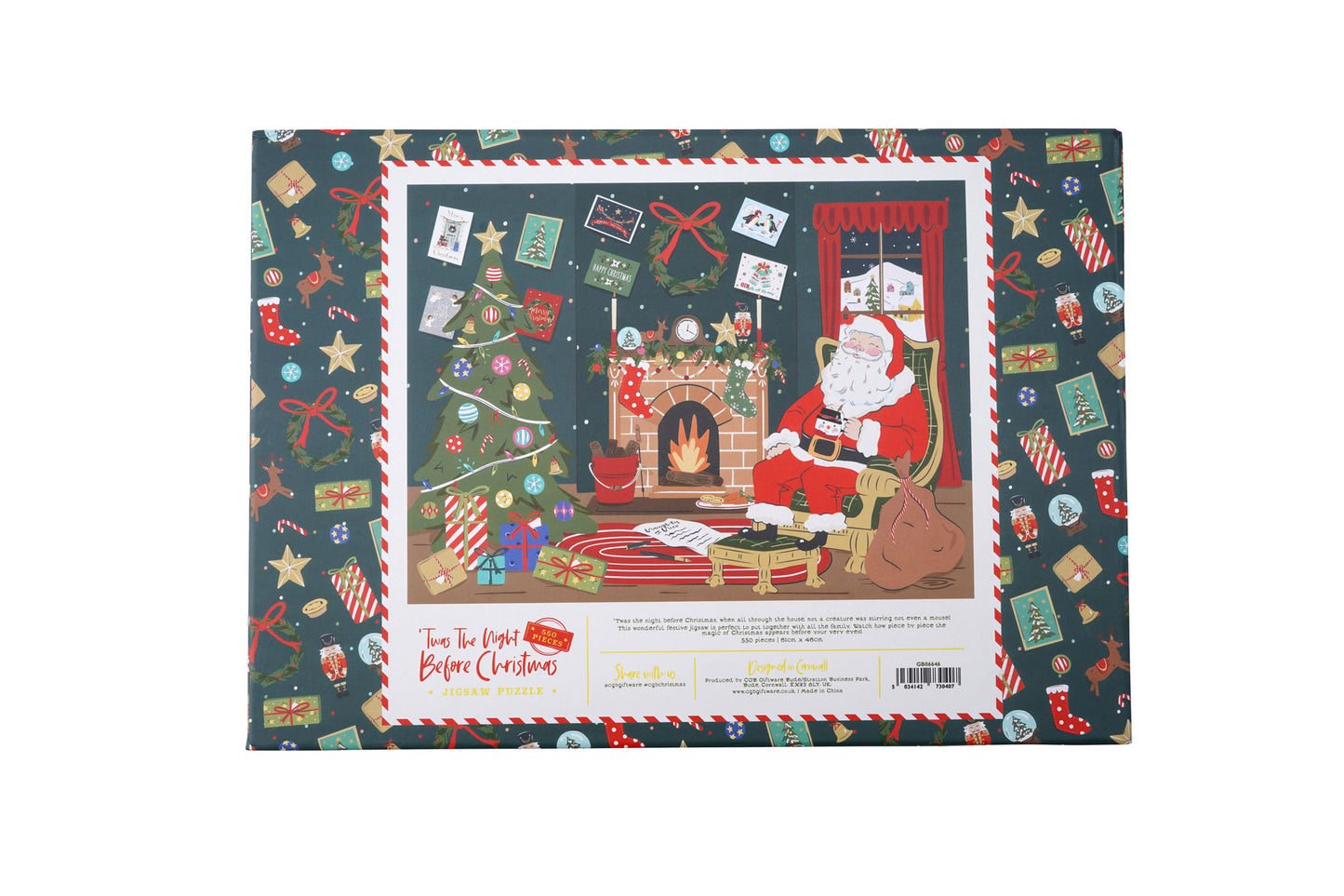 550 Piece Father Christmas Jigsaw Puzzle | Gift Box | Gift For Christmas