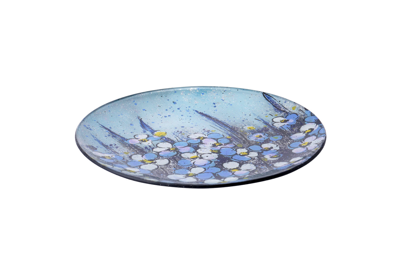 Forget-Me-Not Fields Large Circular Plate