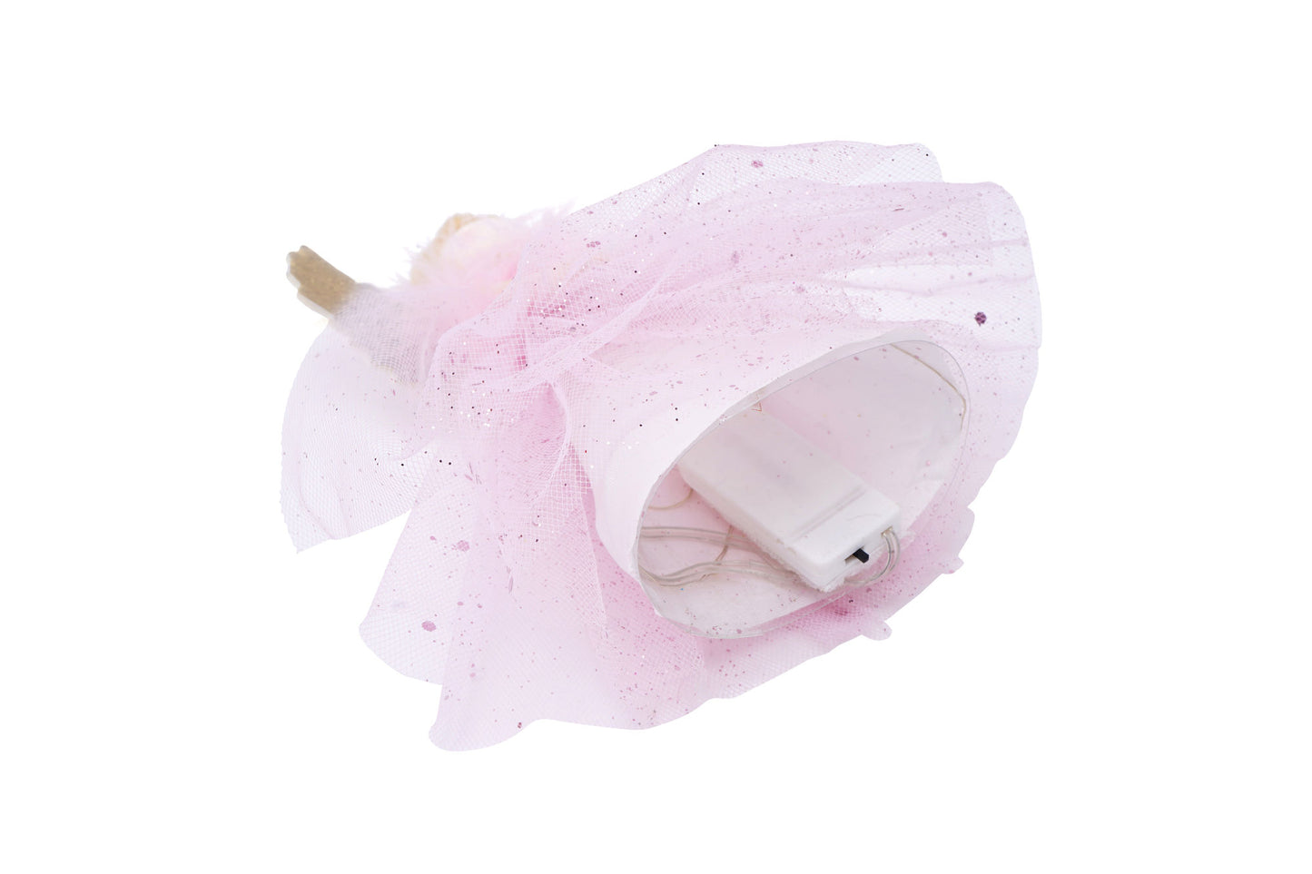 Pink Sugarplum Fairy Light Up Angel Hanging Decoration Tree Topper | Battery Powered | Size: 18cm | Christmas | Gift For Home