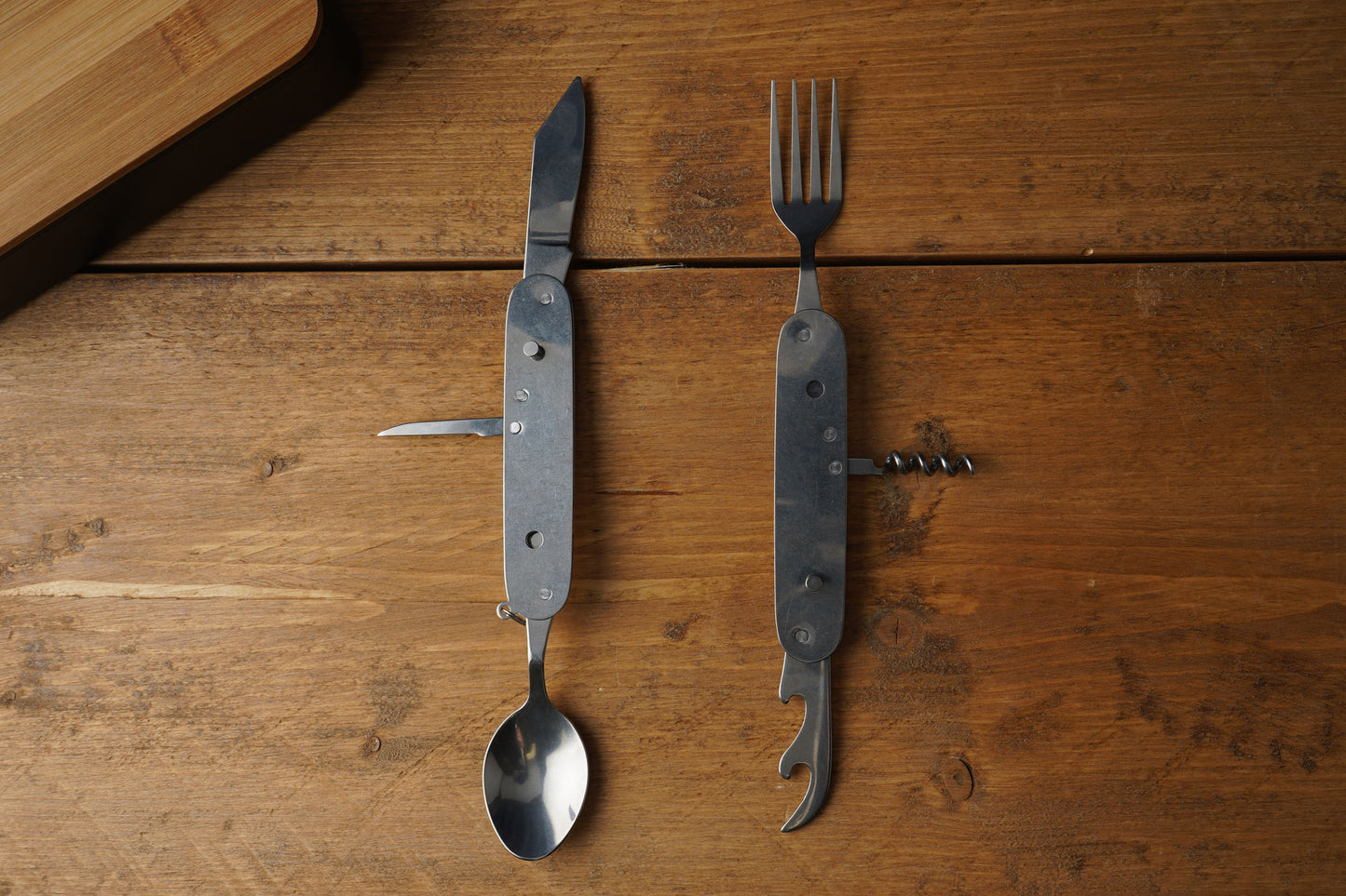 Camping Cutlery Tool | Can and Bottle Opener | Travel Adventure Outdoor Essential Tool Kit | Gift Boxed