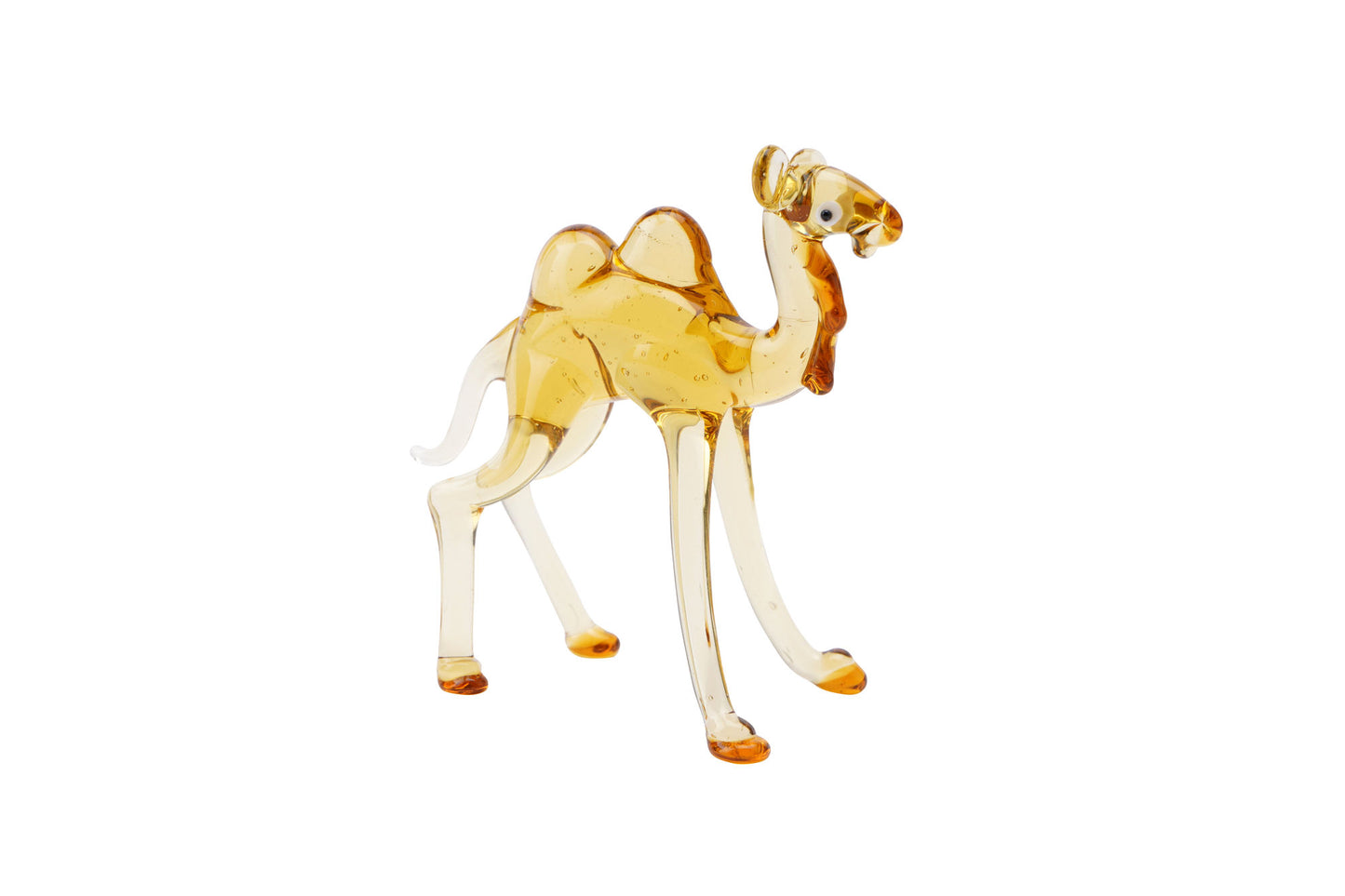 Artisan Glass Camel Figurine
