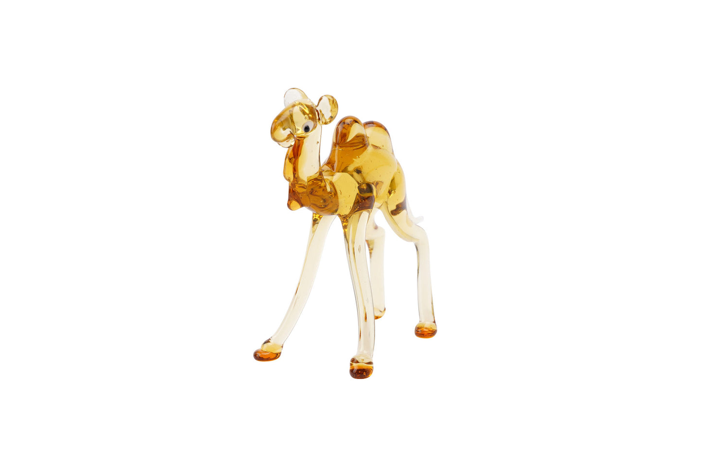 Artisan Glass Camel Figurine