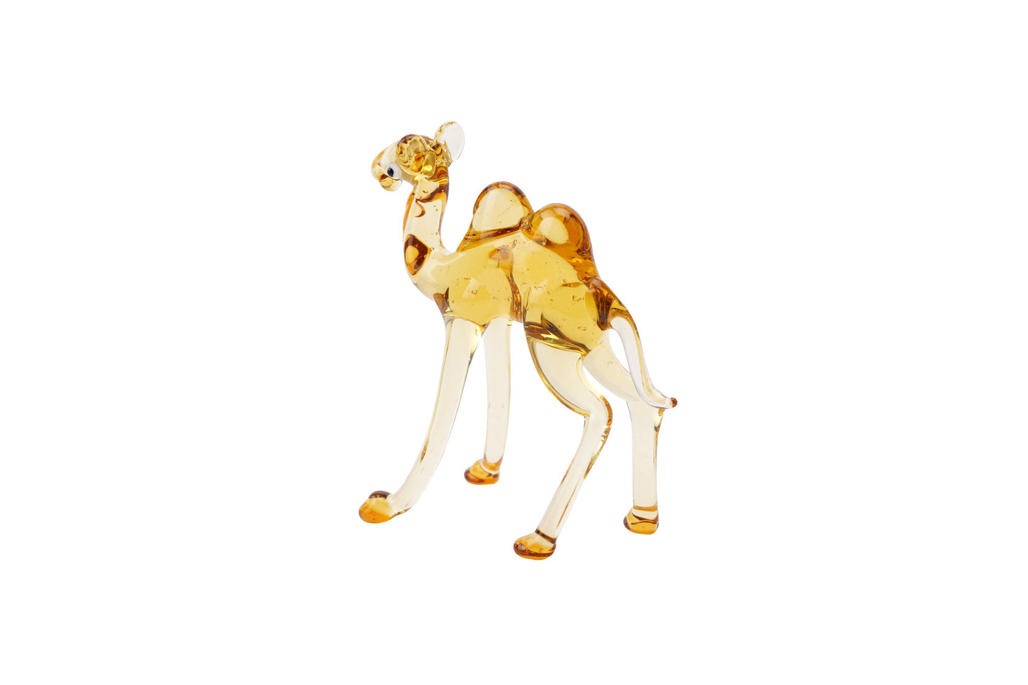 Artisan Glass Camel Figurine